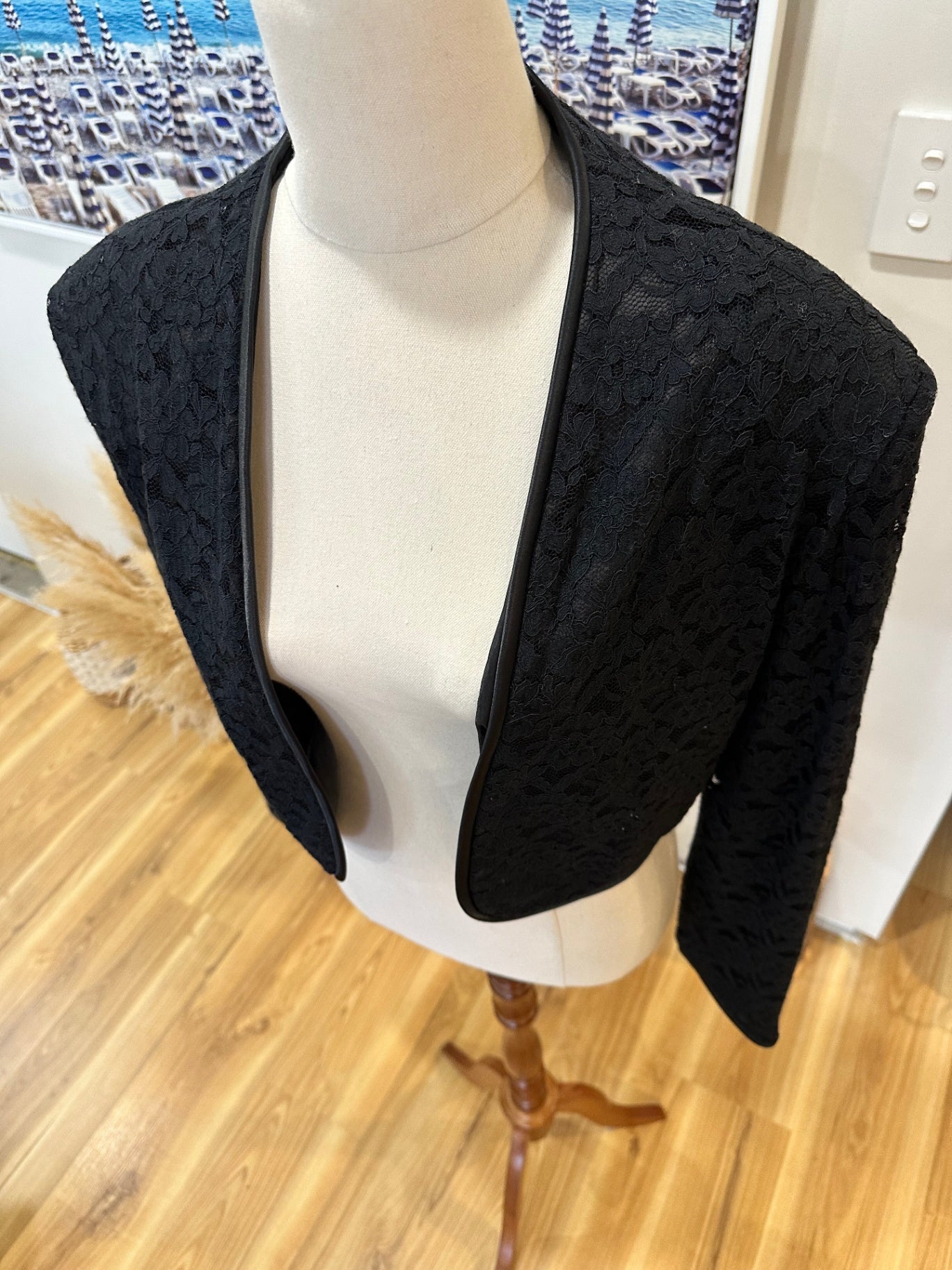 Gaye Bartlett - Bolero Jacket - Medium / Large - Black