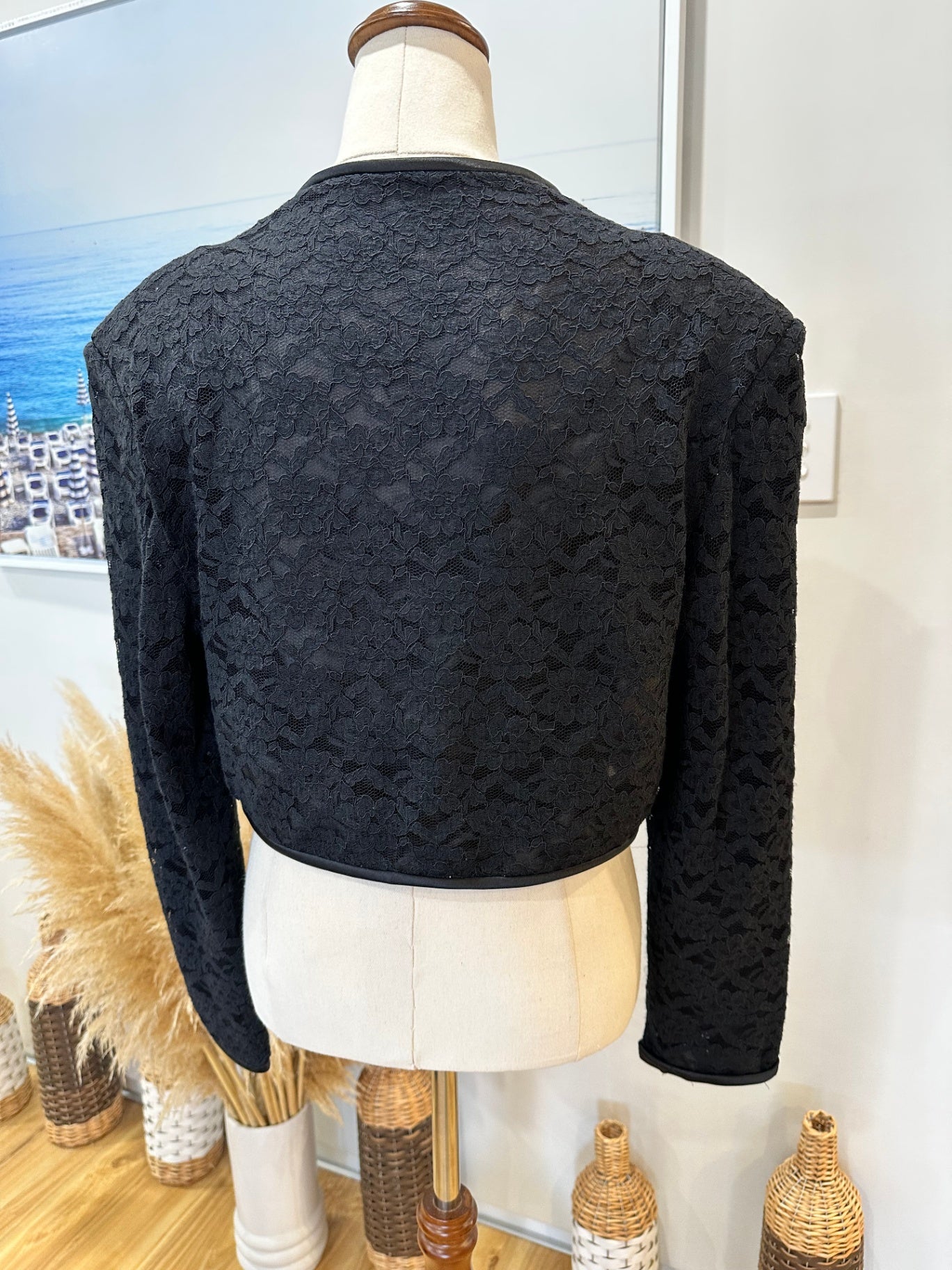 Gaye Bartlett - Bolero Jacket - Medium / Large - Black