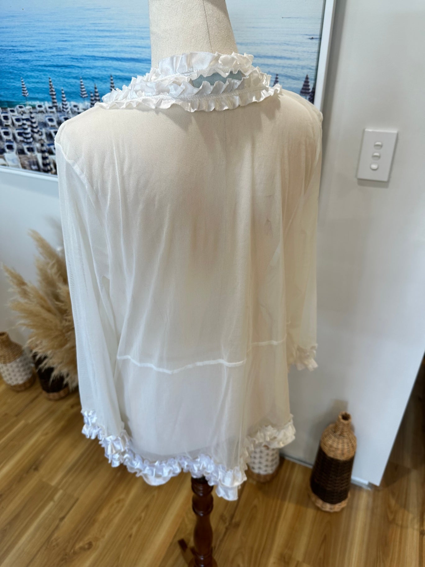 Ella-J - Summer Cardigan - Medium - Cream