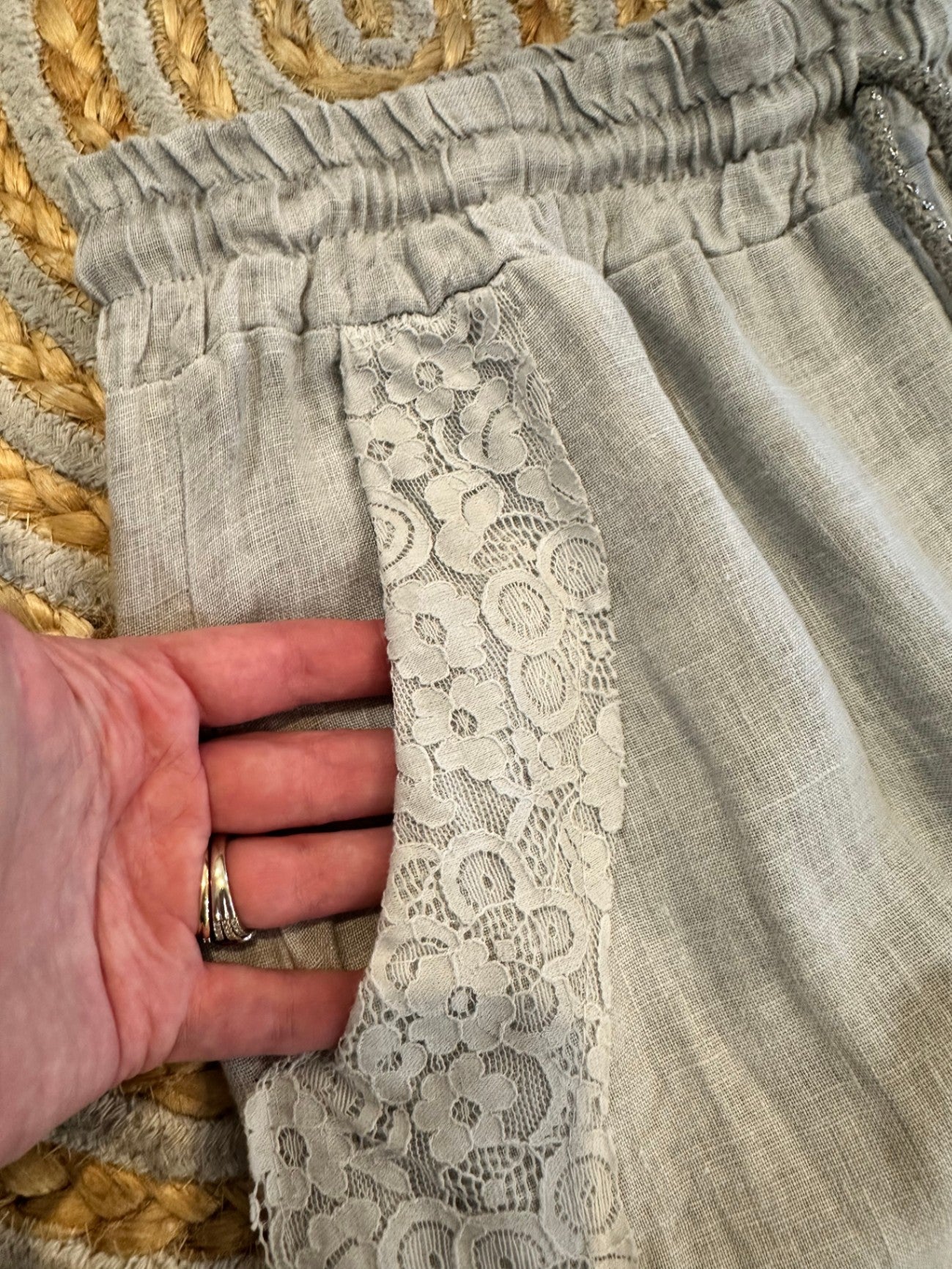 Imagine - Made in Italy - Pants - Small - Light Grey