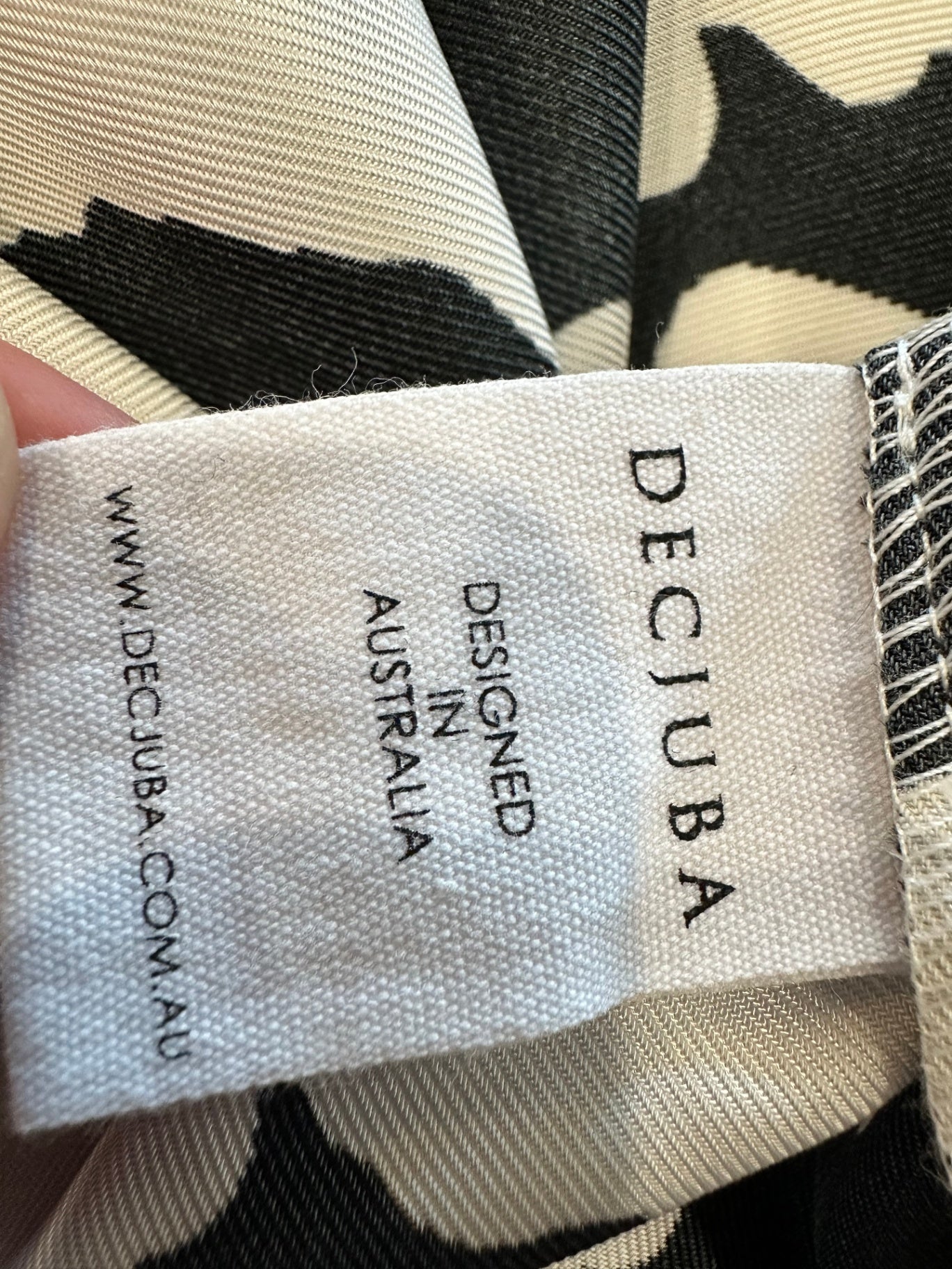 Decjuba - Dress - Size 6 - Black and White