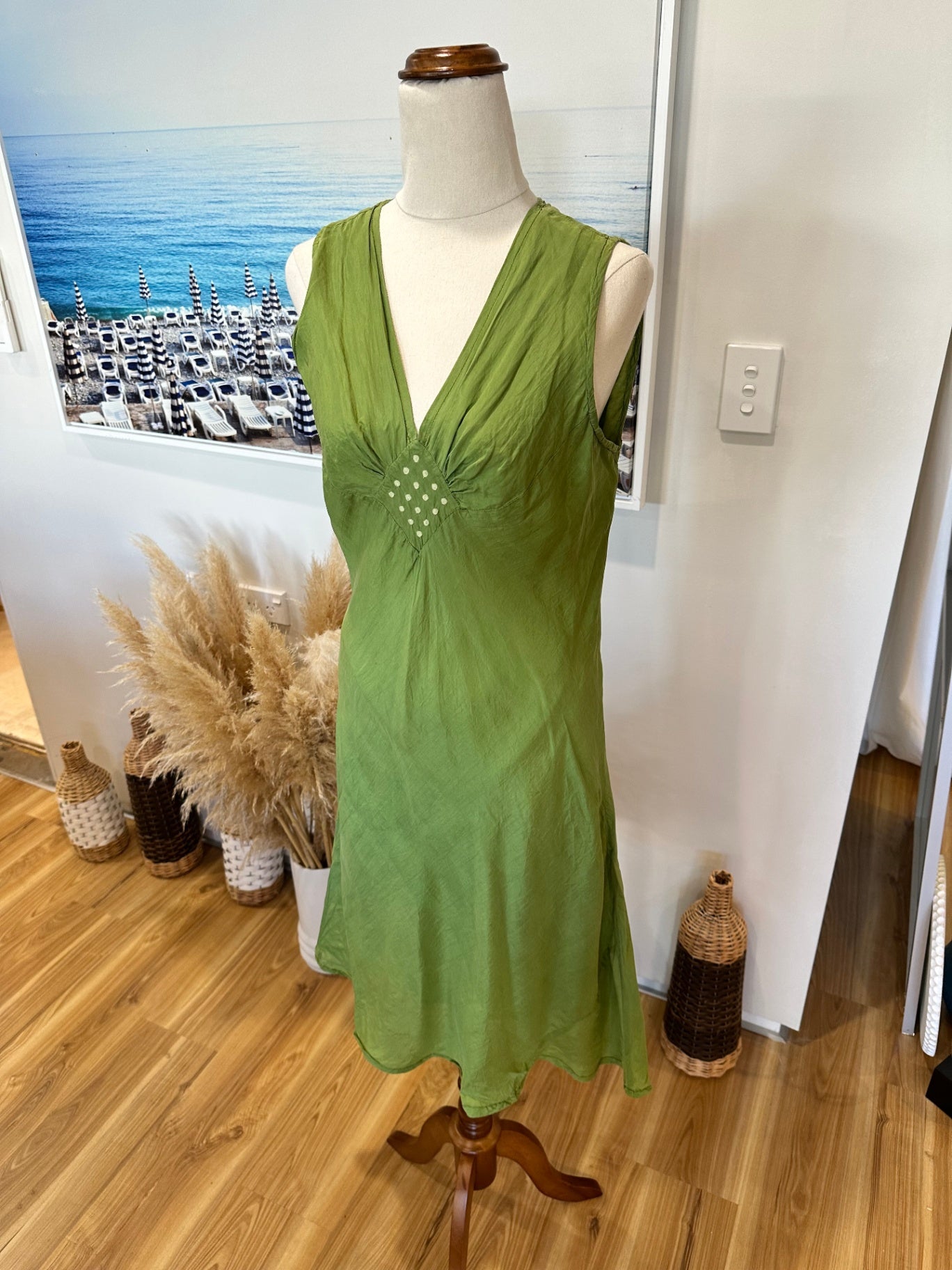 Made in Vietnam Dress - Small - Green