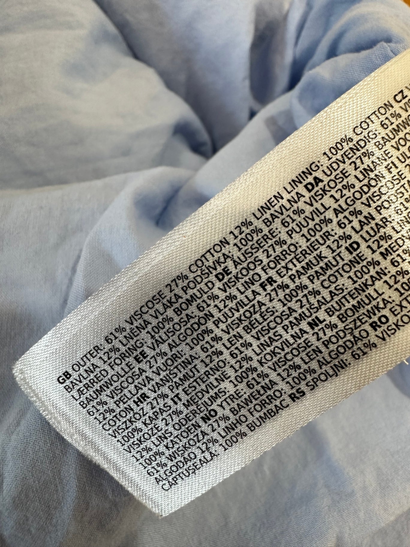 Forever New - Broderie Summer Dress - Size 8 - Light blue