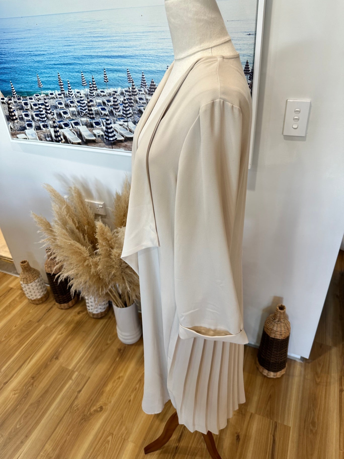 Studio 12 - Duster Coat - One Size - Beige