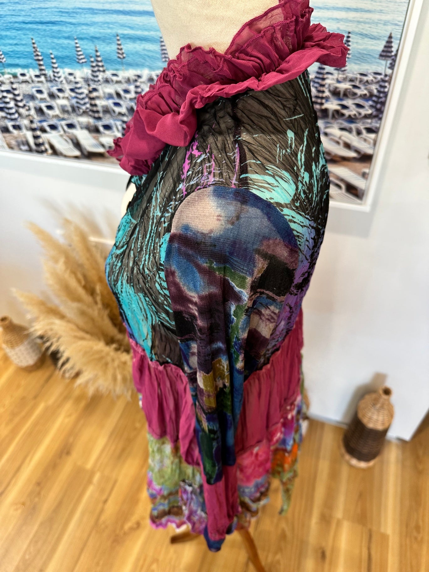 Democracy - Sheer Longline Cardigan - Size 8