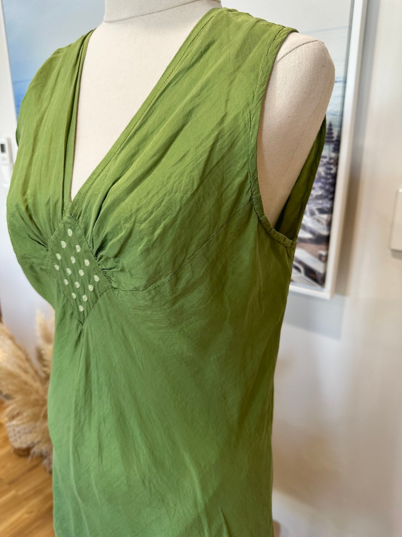 Made in Vietnam Dress - Small - Green