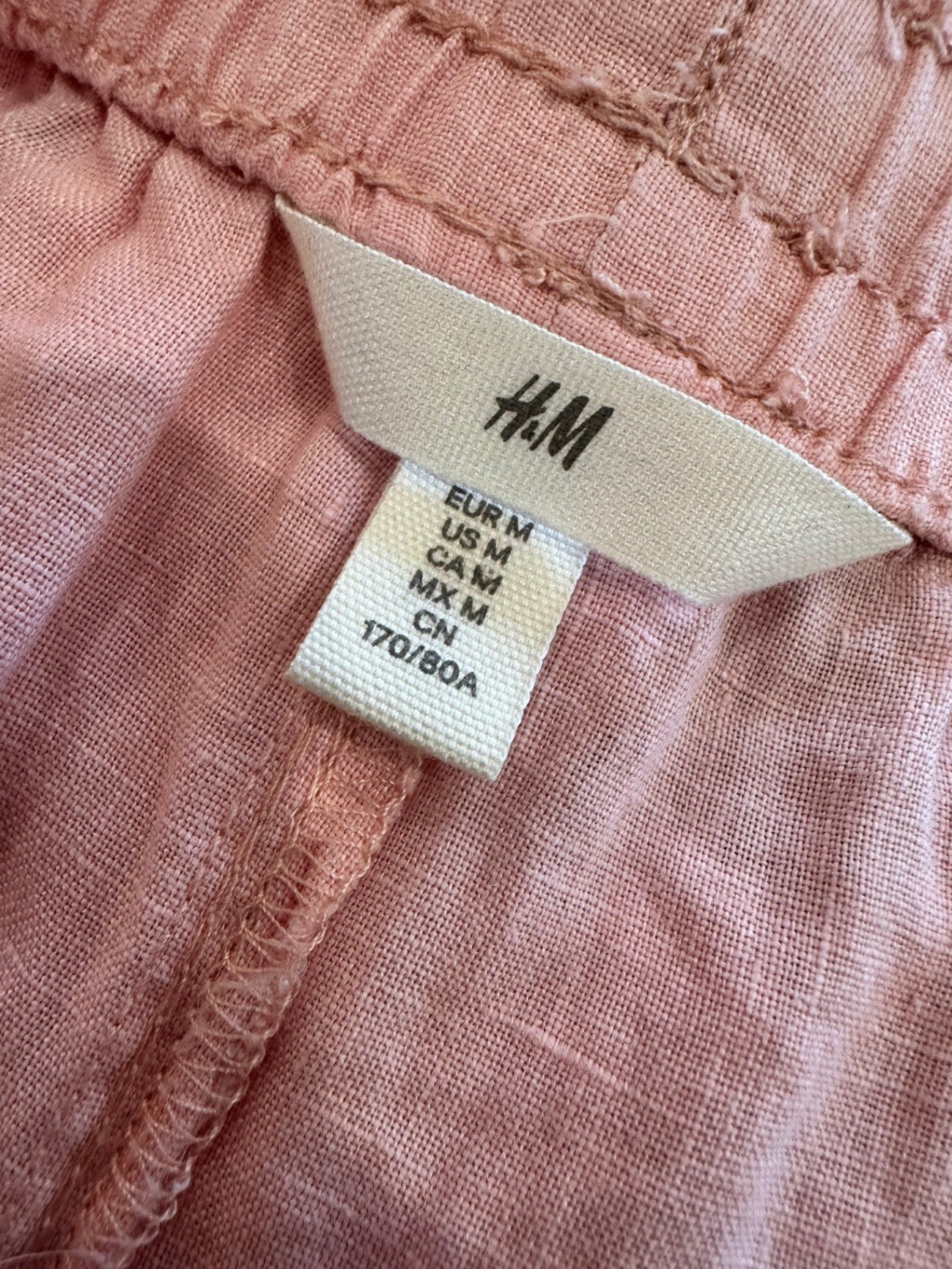 100% Linen - Pink Pants