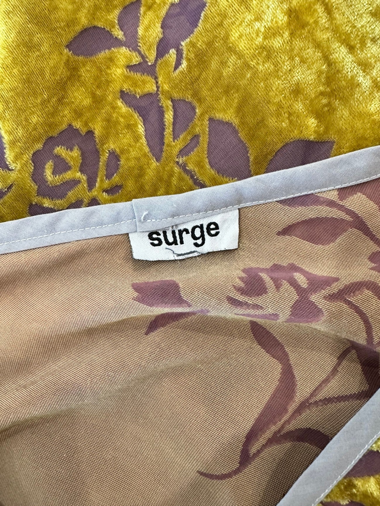 Surge - Made in New Zealand - Velvet Singlet Top - Small - Chartreuse