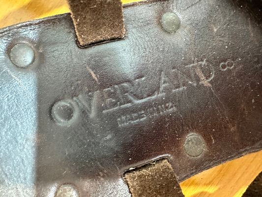 Overland - Roman Sandals - Size 8 - Brown Leather