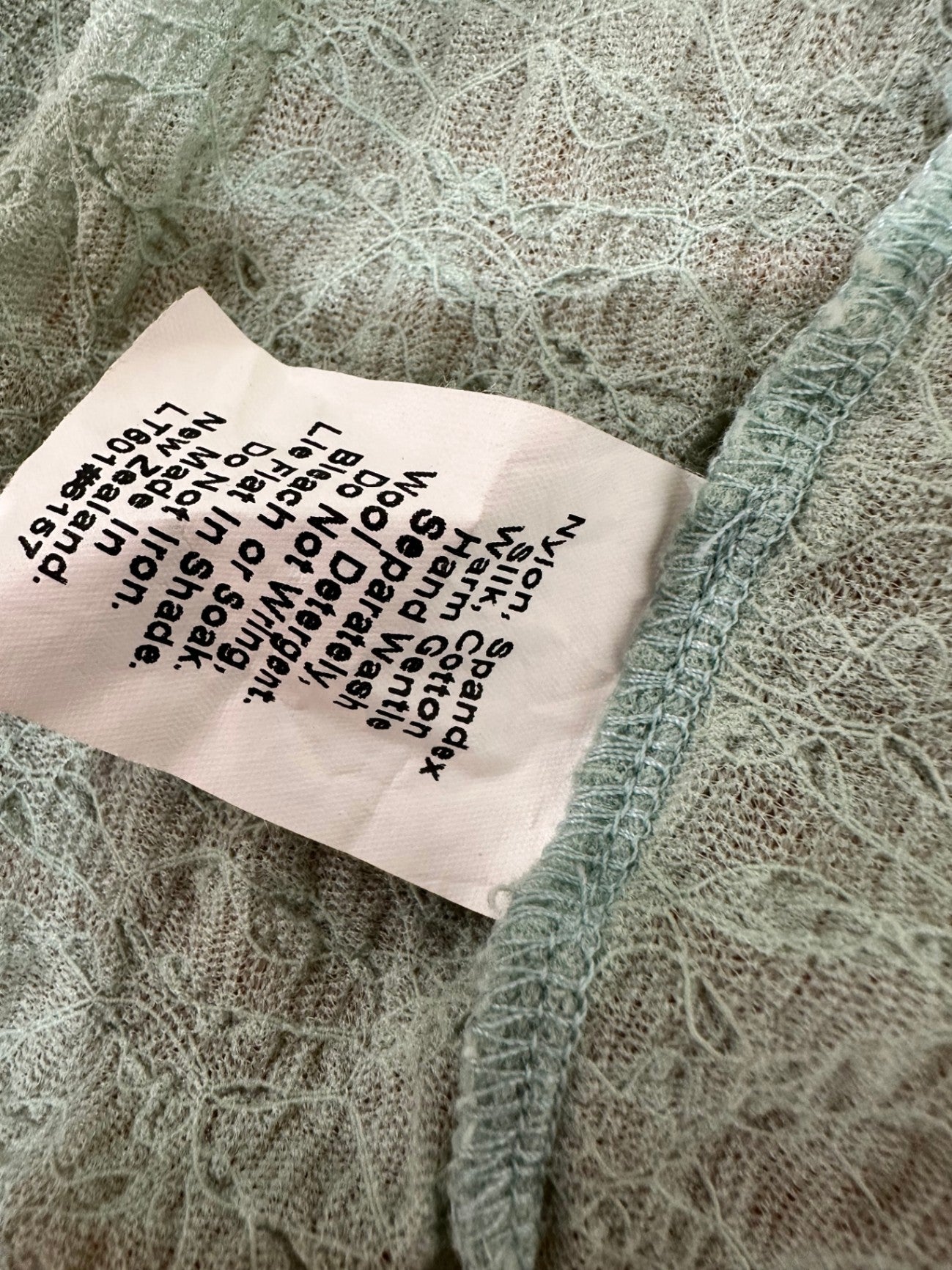 Annah Stretton - Cardigan - Size Large - Aqua