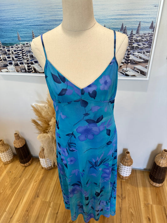 Bombshell Designs - Maxi Dress - Medium - Blue