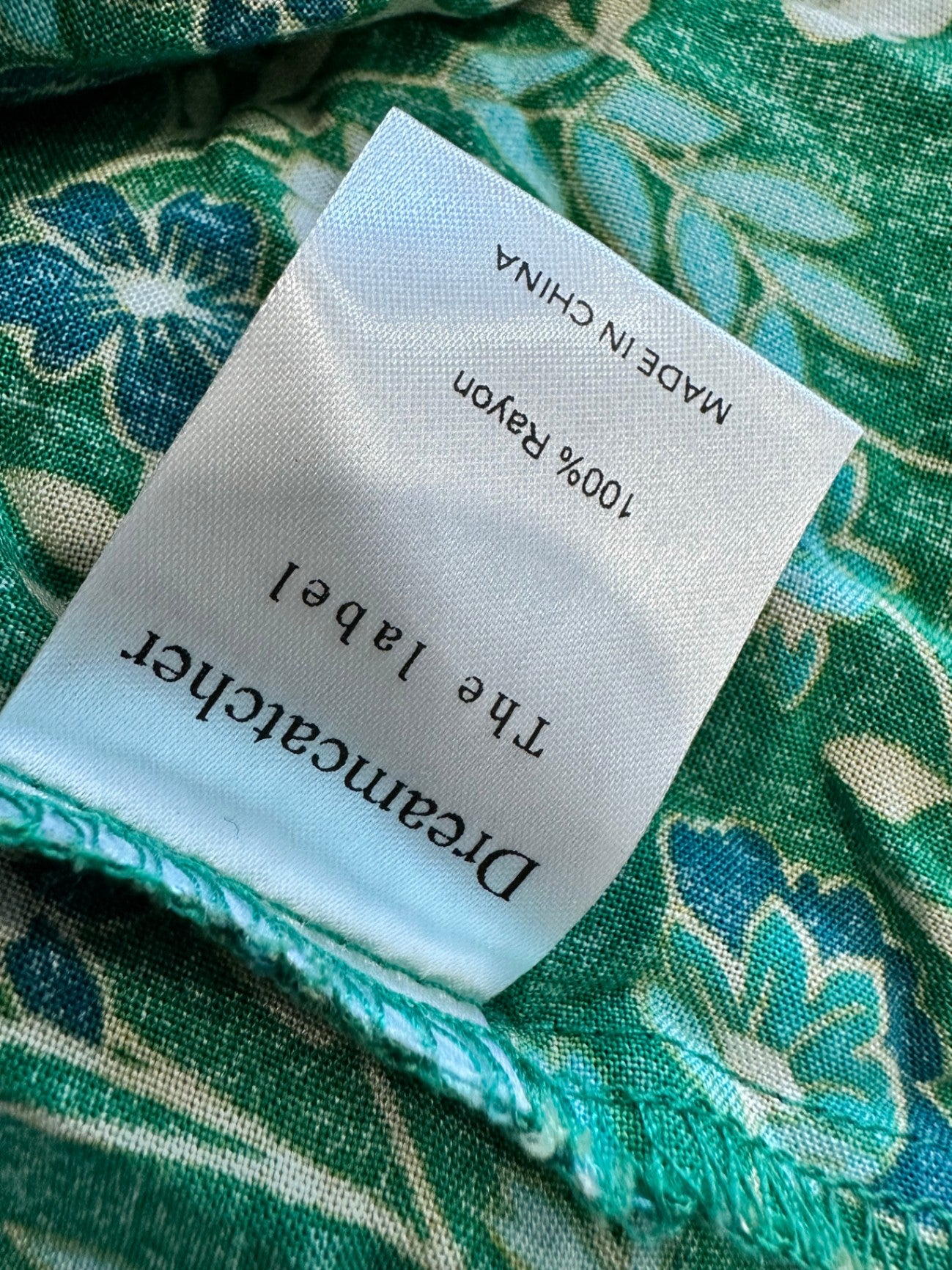 Dreamcatcher - Bohemian Dress - Size 8 - Green Tones