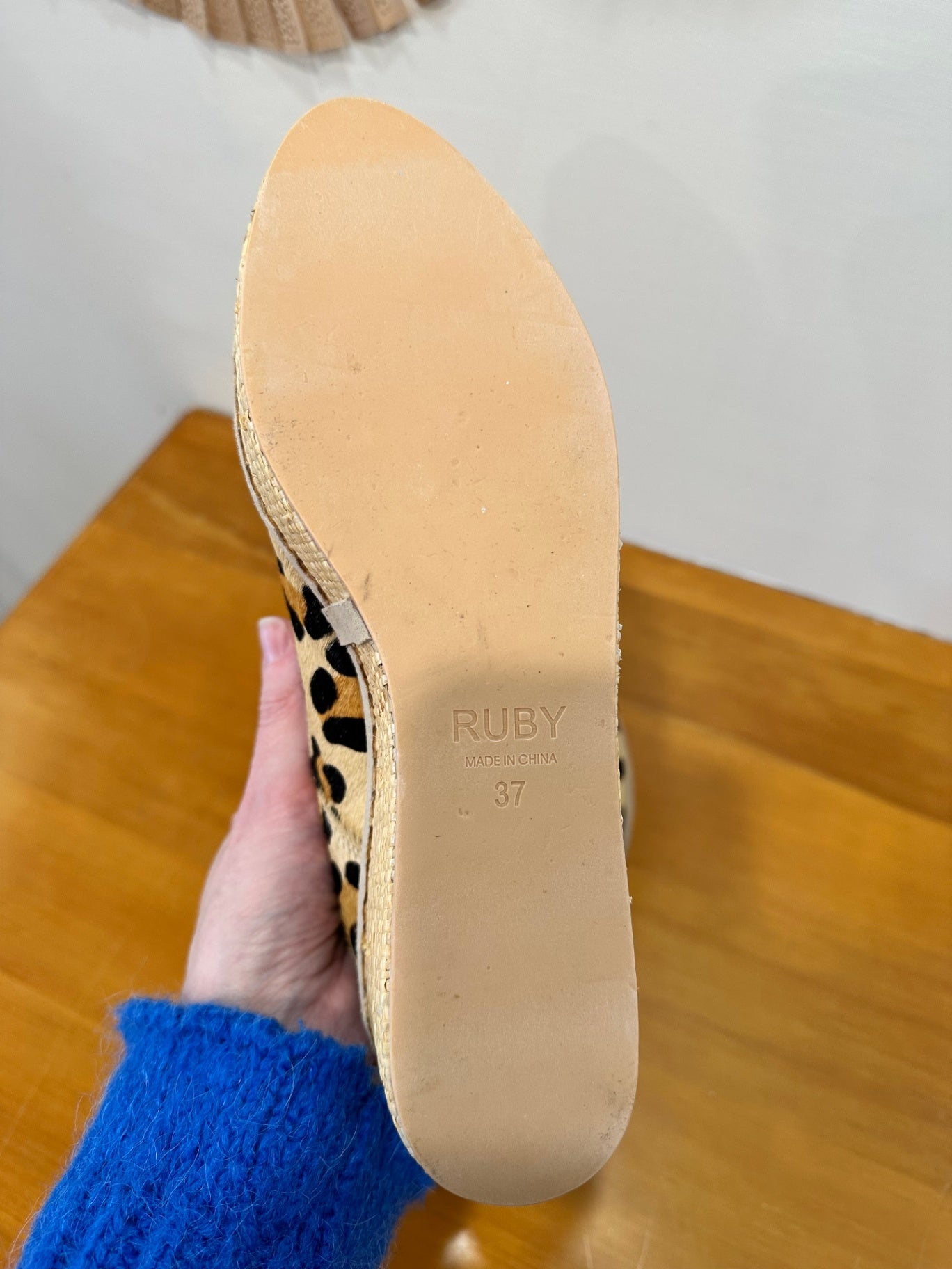 Ruby Shoes - Size EU 37 - Leopard print (tan, black)