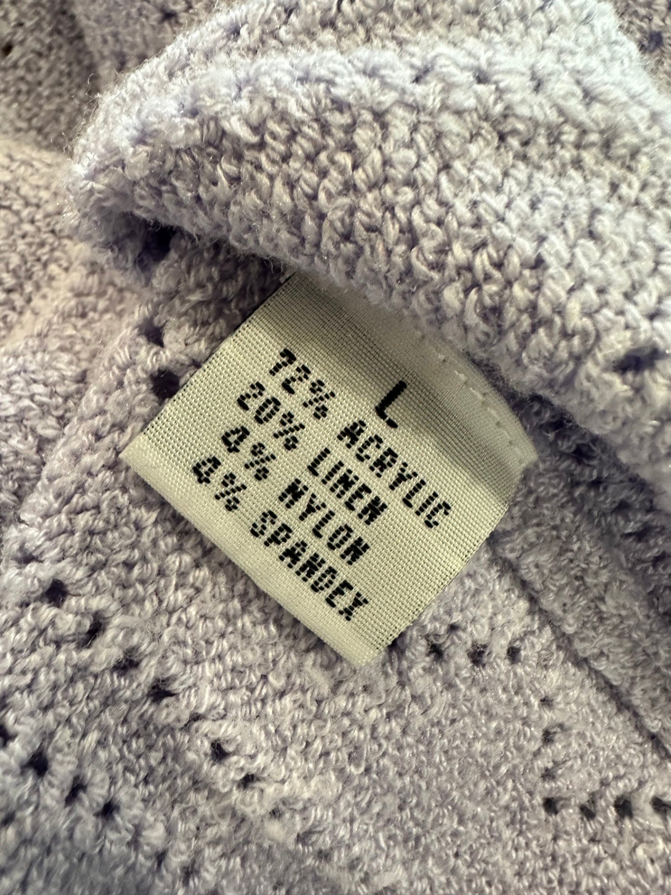 ICON Cardigan Small Lavender