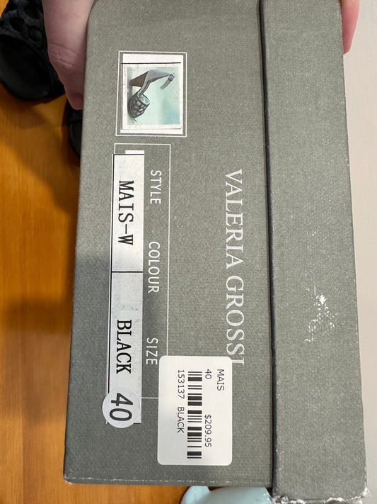 Valeria Grossi Heels - Size EU 40 - Black