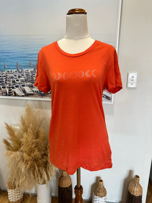 Icebreaker - Merino T-Shirt - Small - Orange