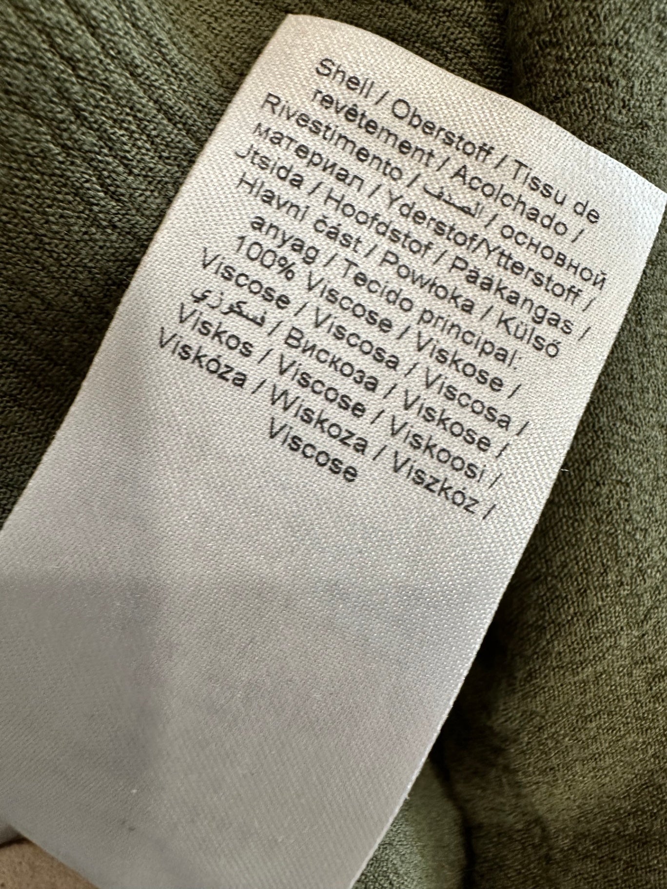 B.Young - Batwing Top - Size 10 - Olive Green