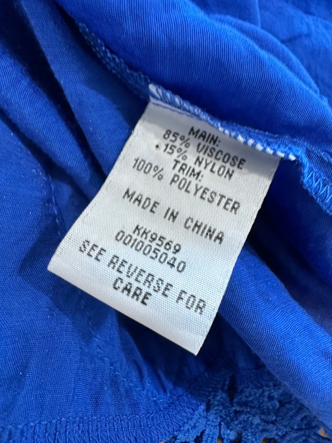 K&K Blue Blouse - Size Small (approx 14)