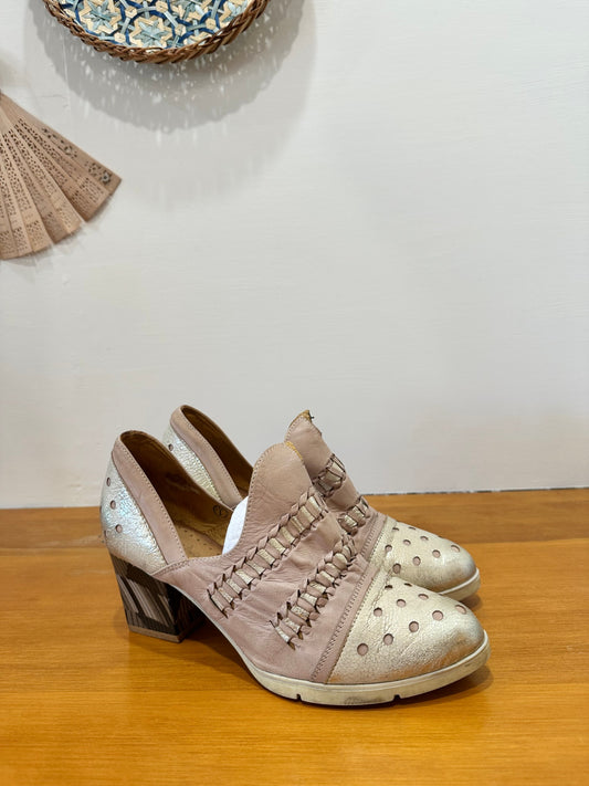 Rose gold + Blush Heels - Size EU 38