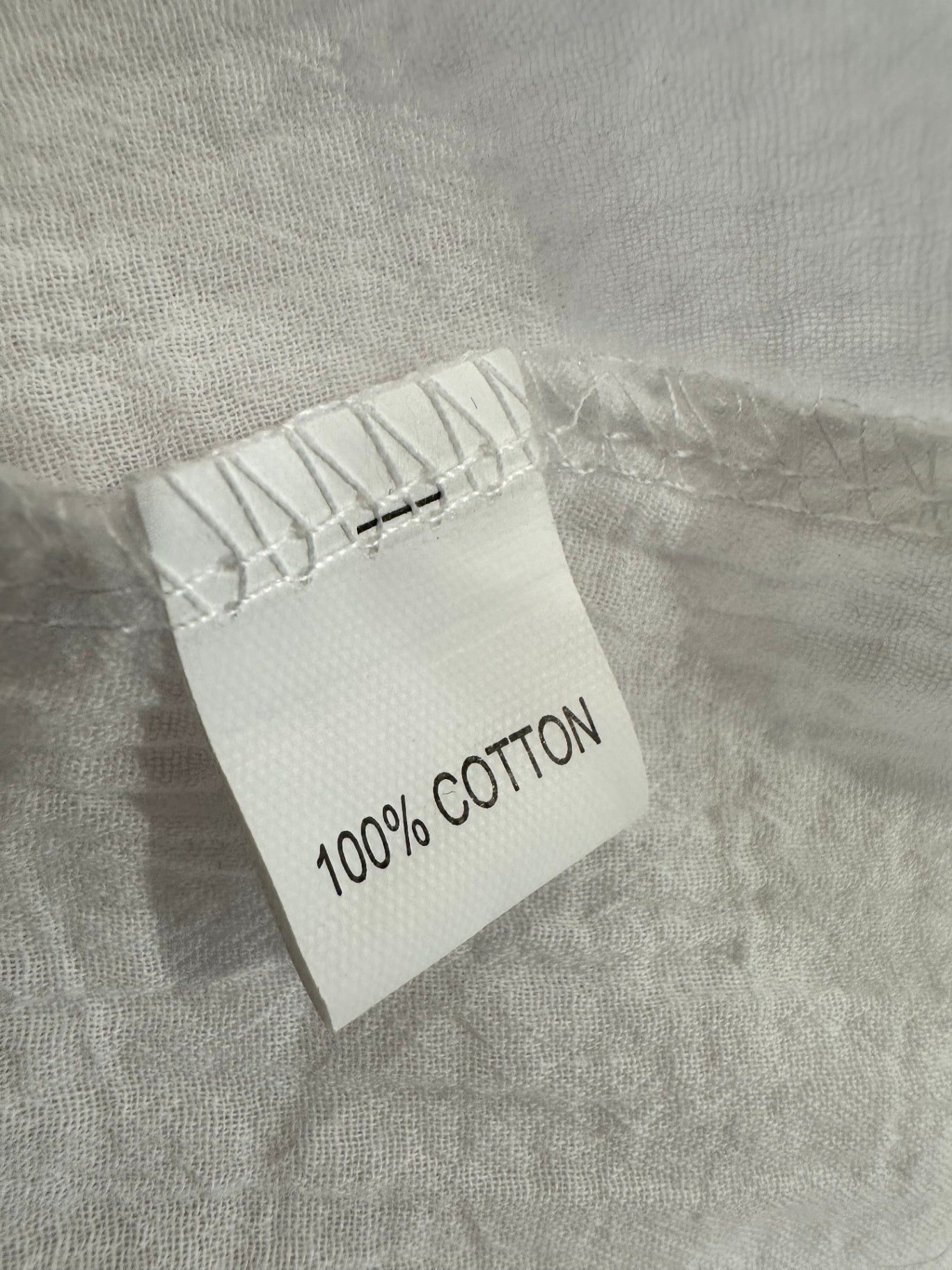 Shirt - Sequin Eye of Protection - Cotton - Extra Large - White