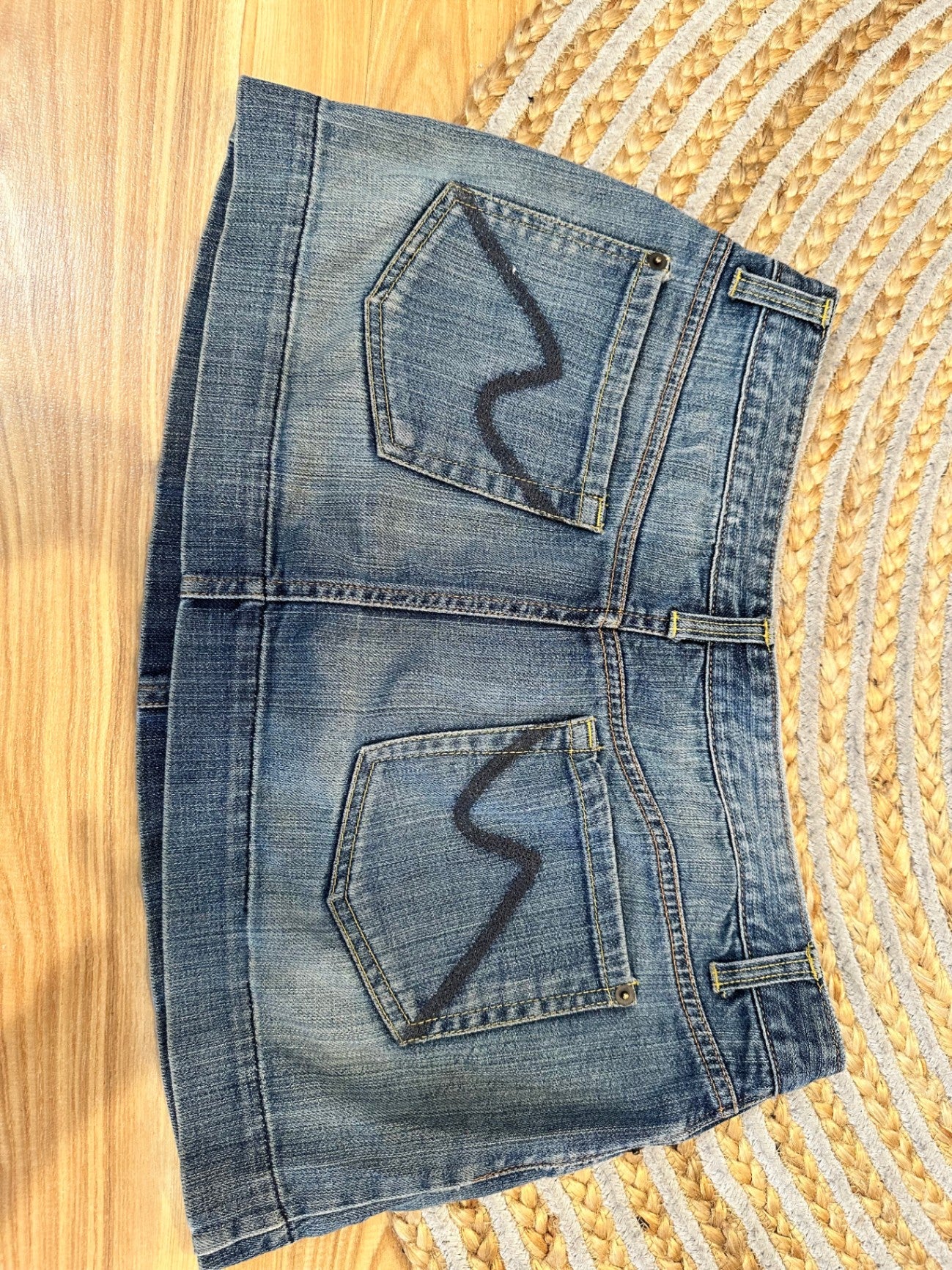 Witchery - Mini Skirt - Size 10 - Blue