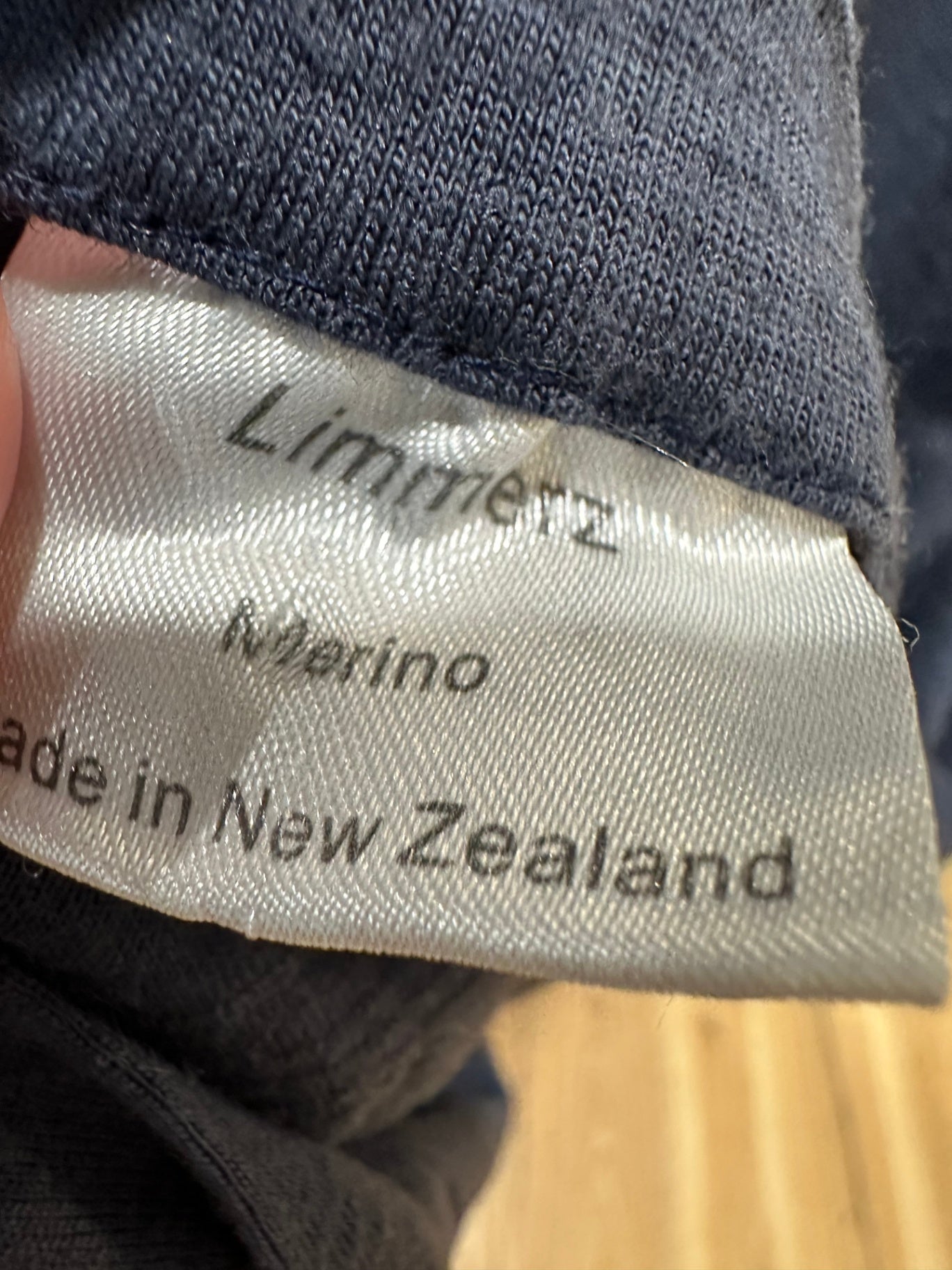 Limmerz - Merino Poncho - One Size - Navy Blue