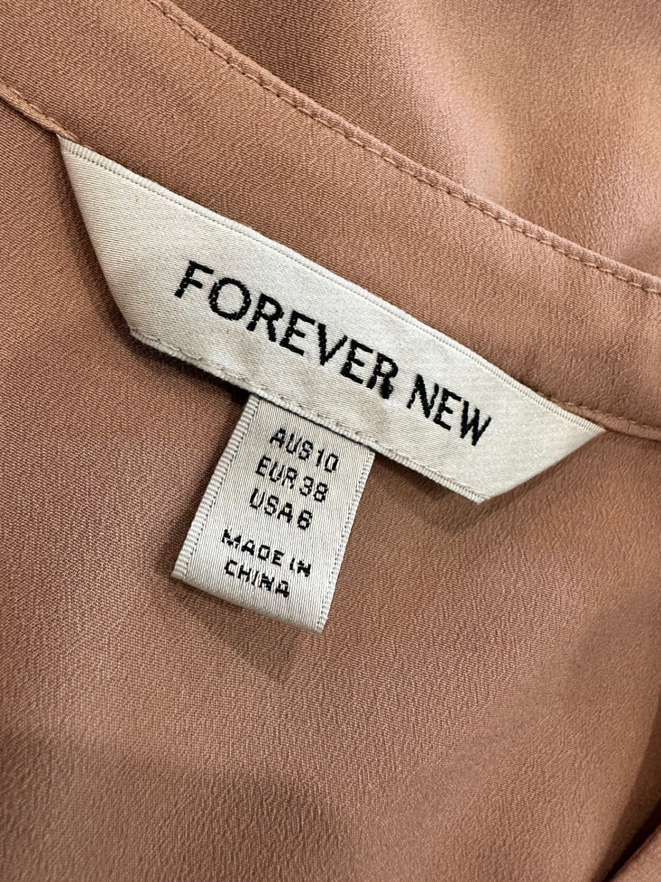 Forever New Blouse - Size 10 - Beige