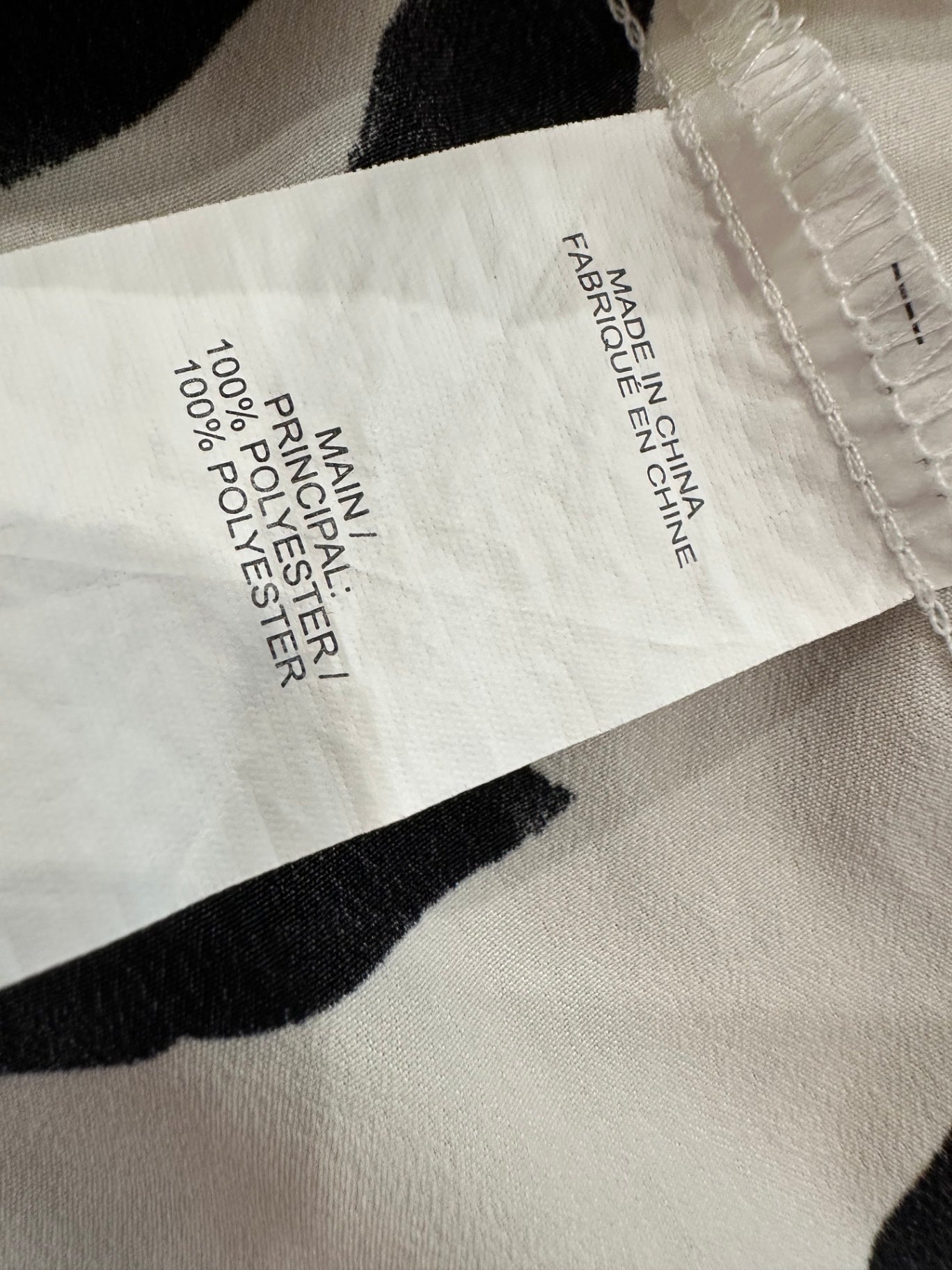 EuroEdit - Wrap Dress - Large - Black and Cream