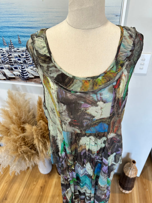 Watercolour Dress - Medium / Large