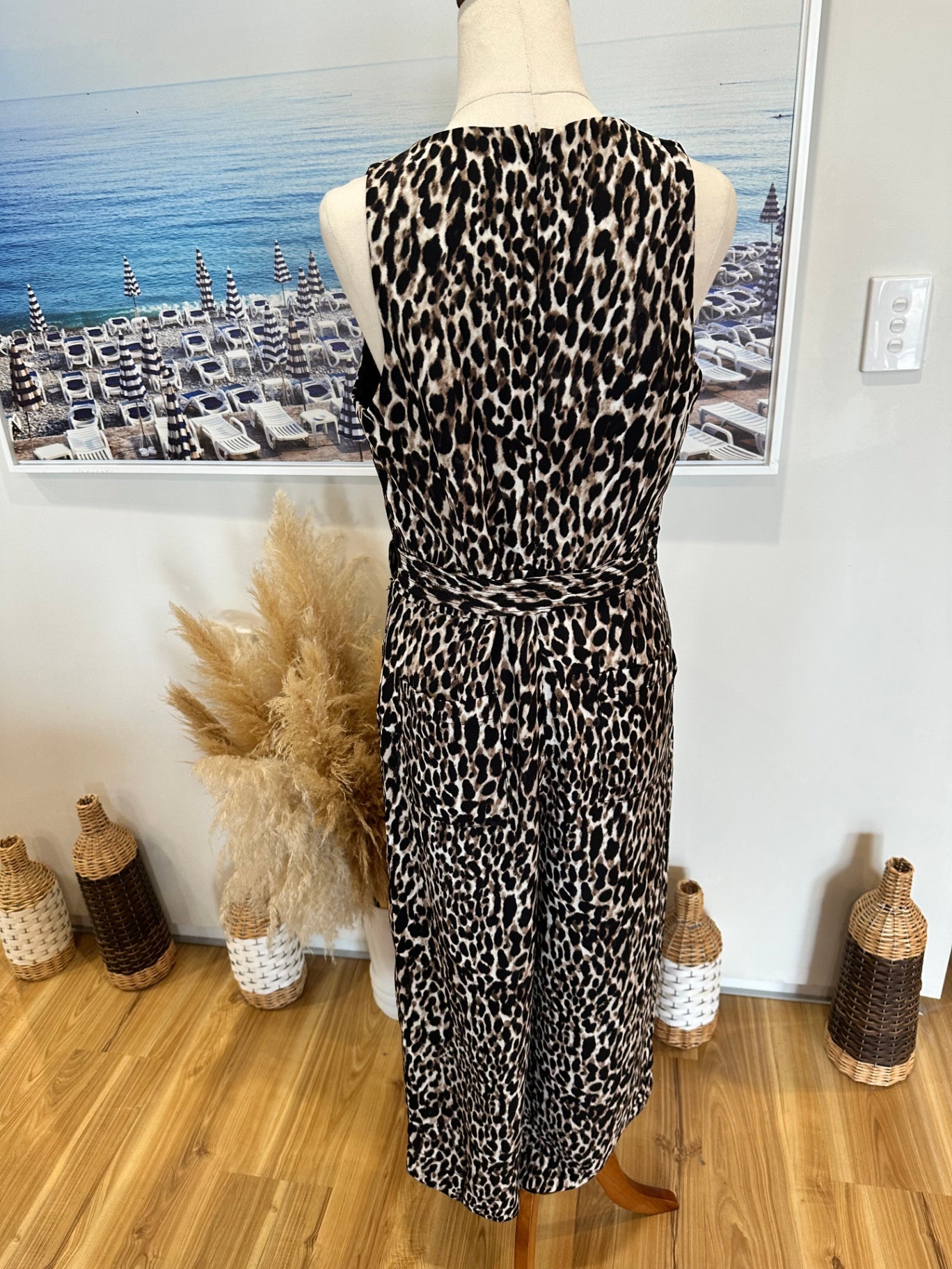 Banana Republic Jumpsuit - Size 4 (approx Medium) - Leopard print