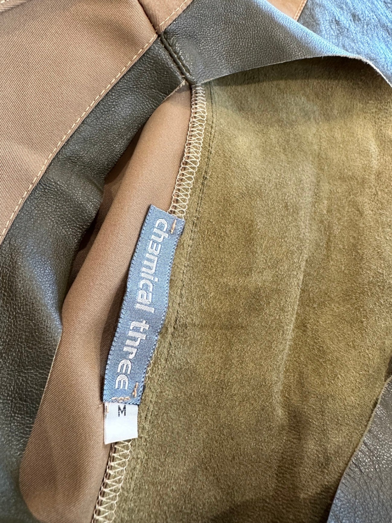 Chemical Tree - Genuine Leather Dress - Medium - Brown / Black / Red