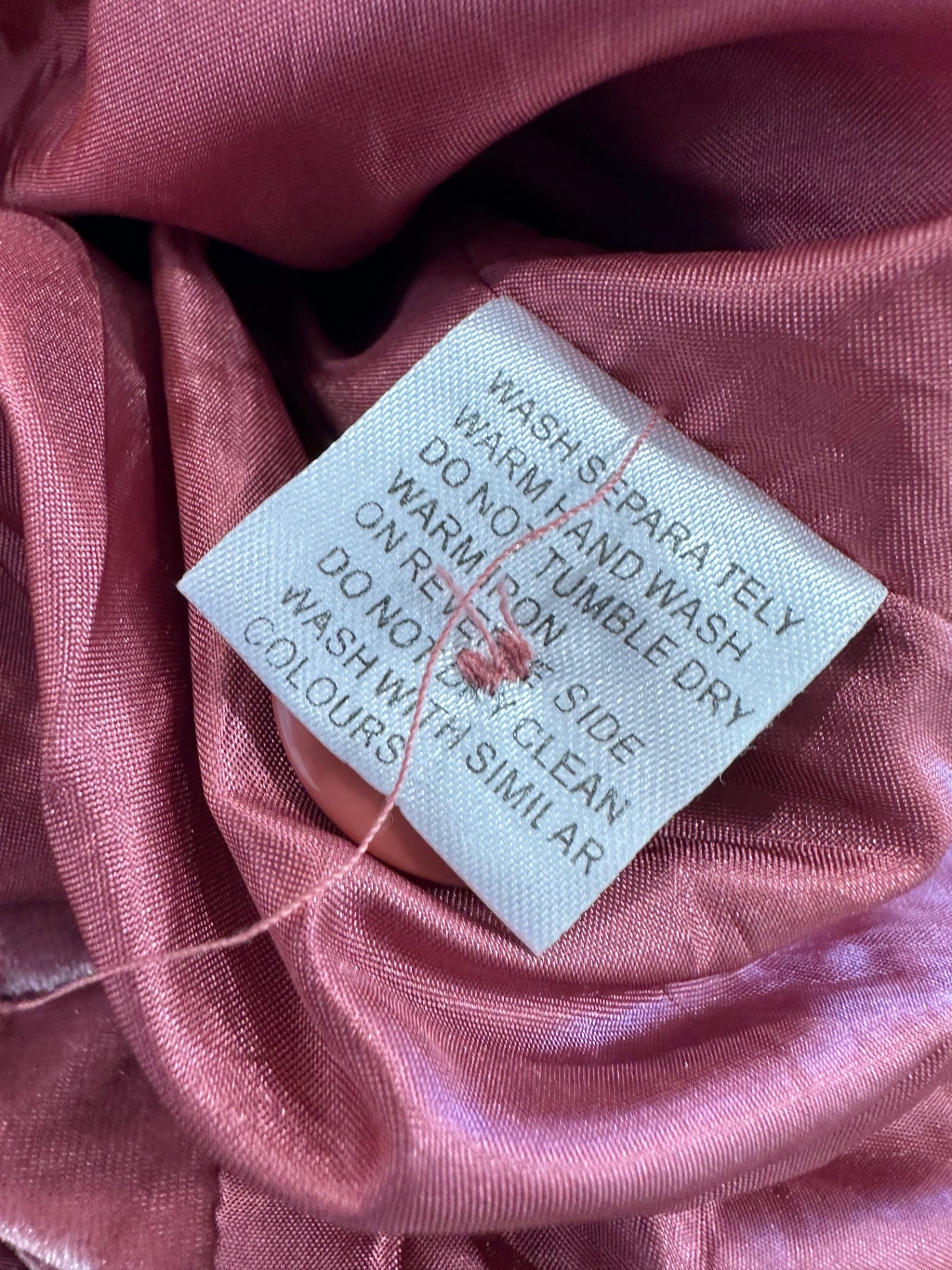 Vintage Dotti Velvet (w Silk) Blazer / Jacket - Size 14 Pink