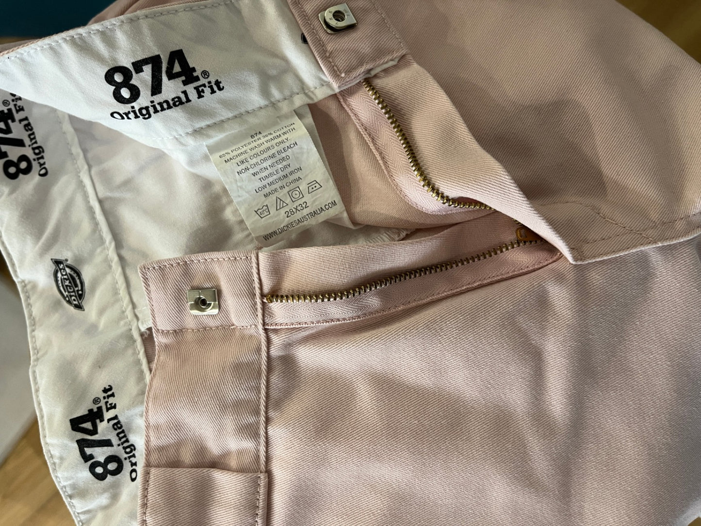 Dickies Pants 28 Pink