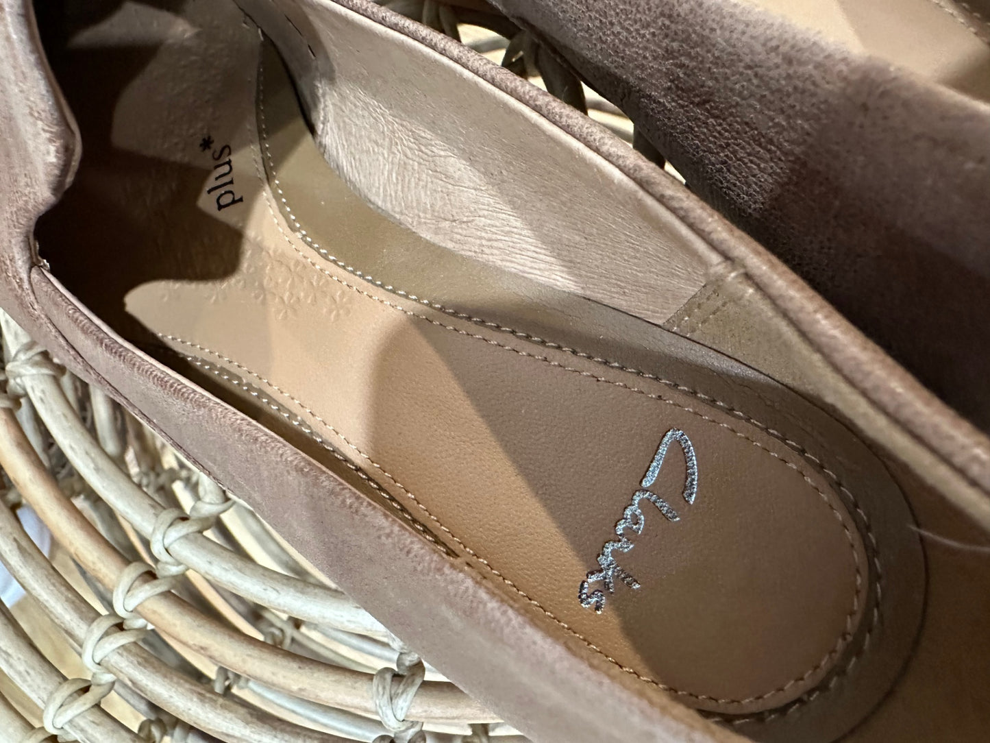 Clark's Tan Flat Shoes