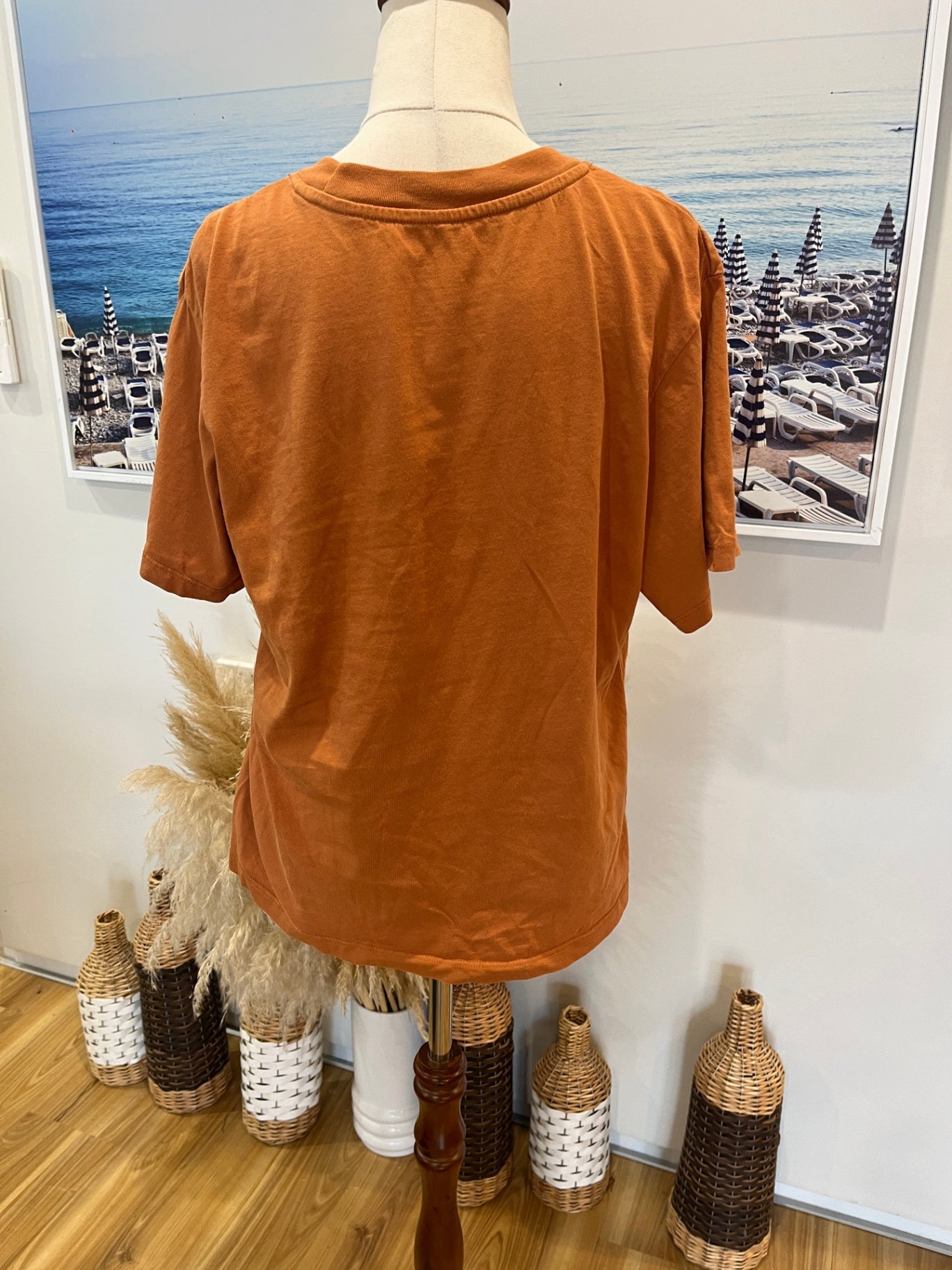 RVCA T-Shirt Rust Colored