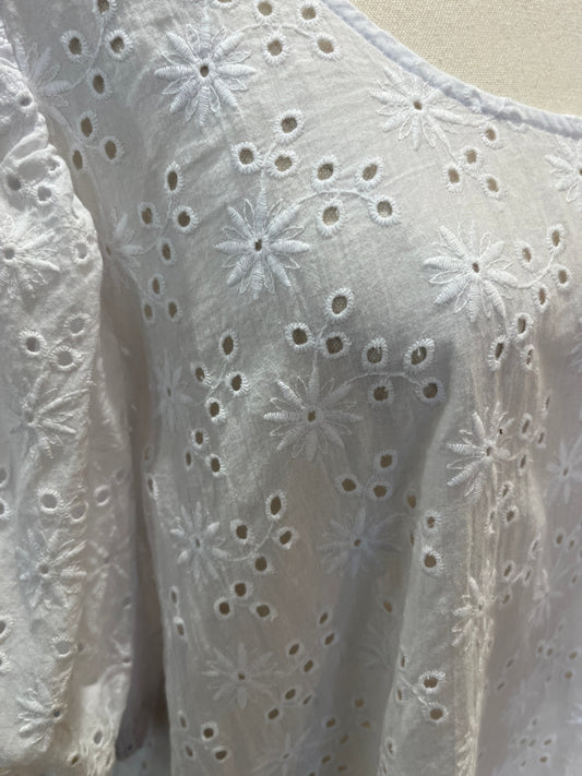 Coco&Belle Broidery Top White Large
