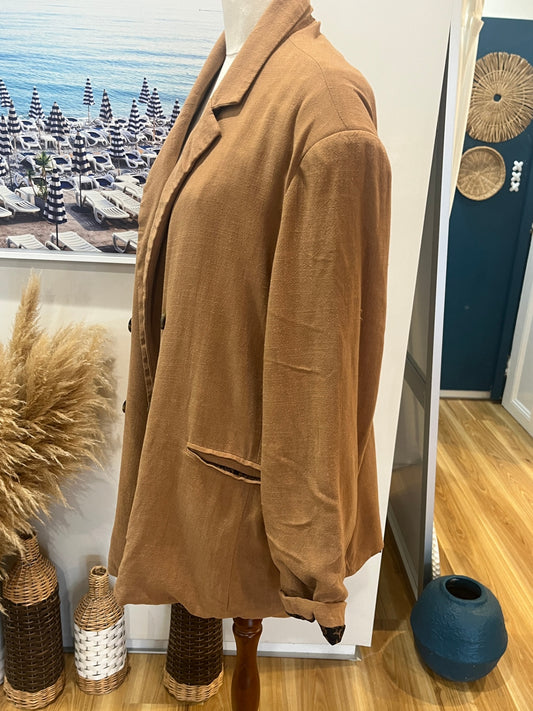 Isla-Maree Blazer Large Tan