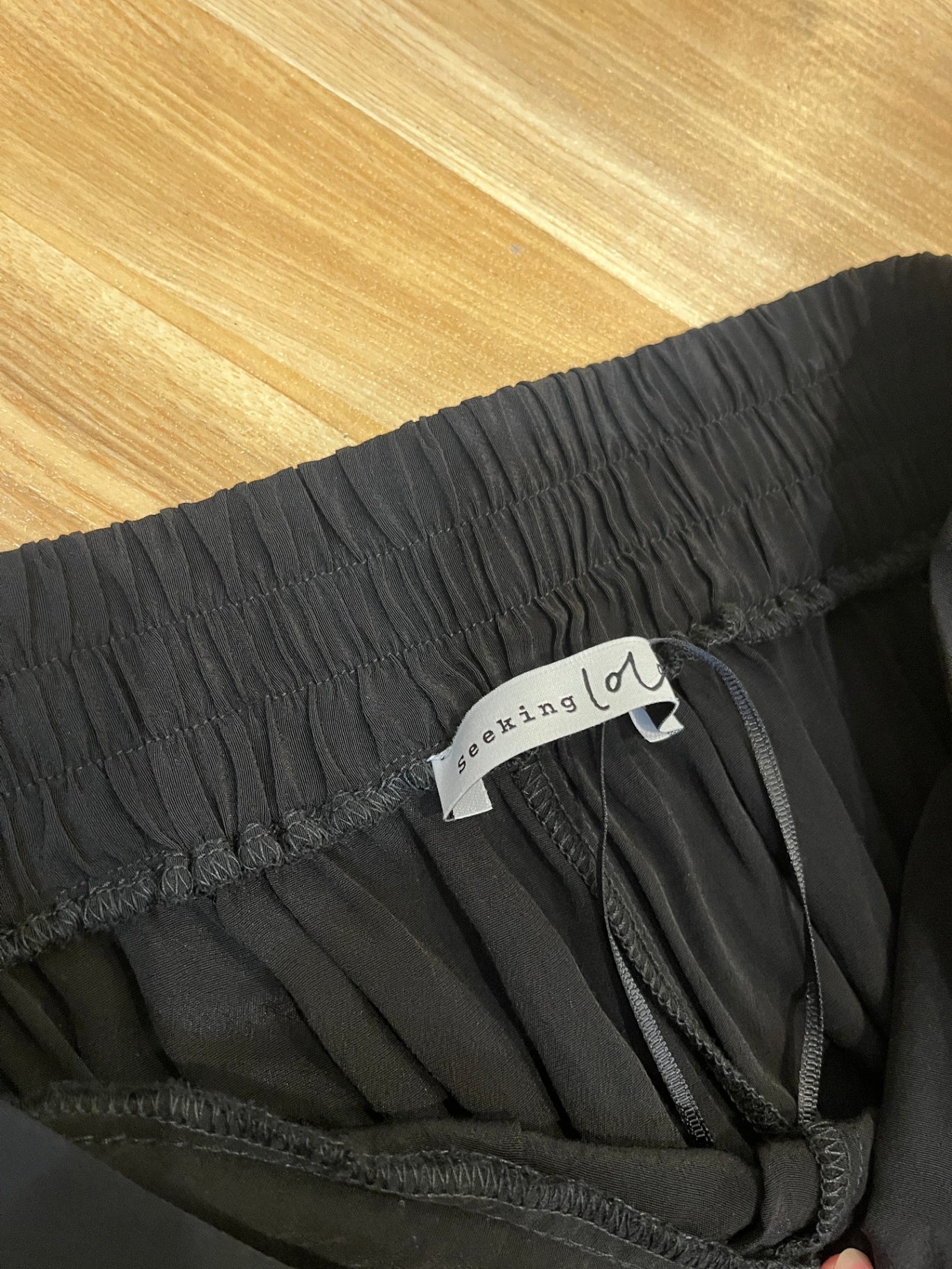 Seeking Lola Wide Leg Pants Black Size 10