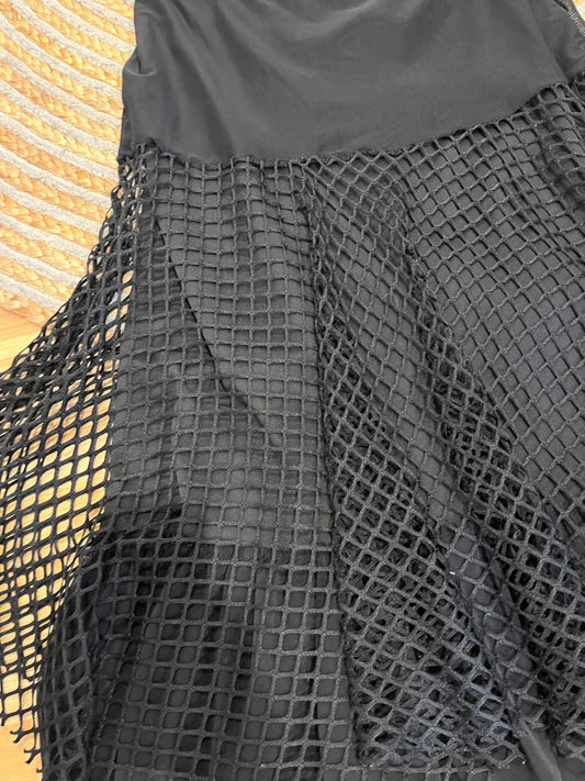 CARISMA Skirt Black with Mesh Over Skirt Medium