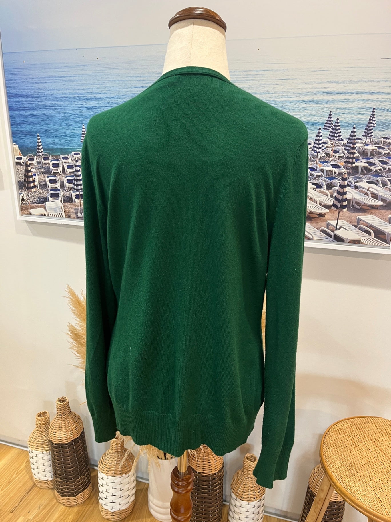 Cardigan Forest Green Medium