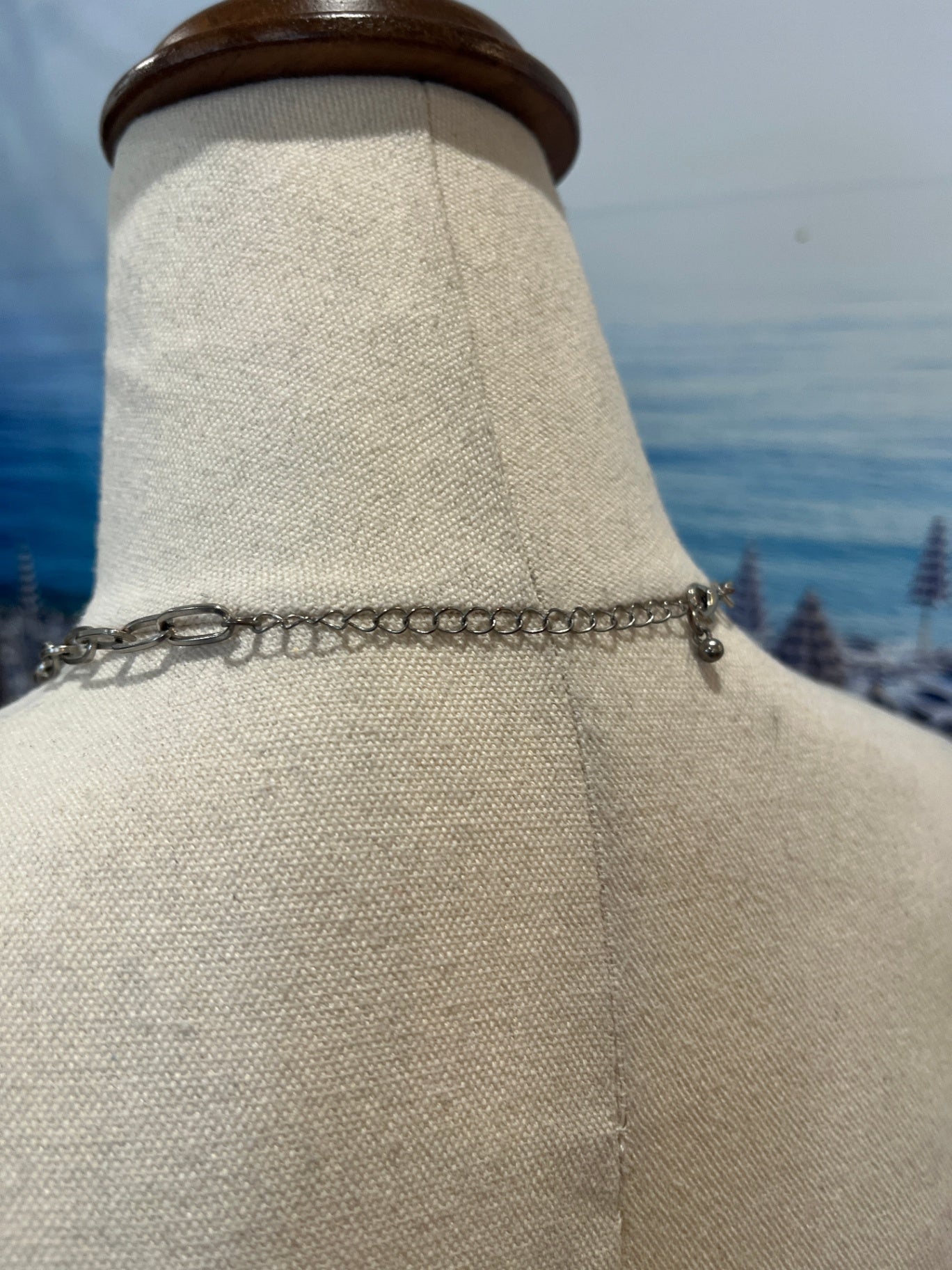Necklace & Bracelet Silver Tones