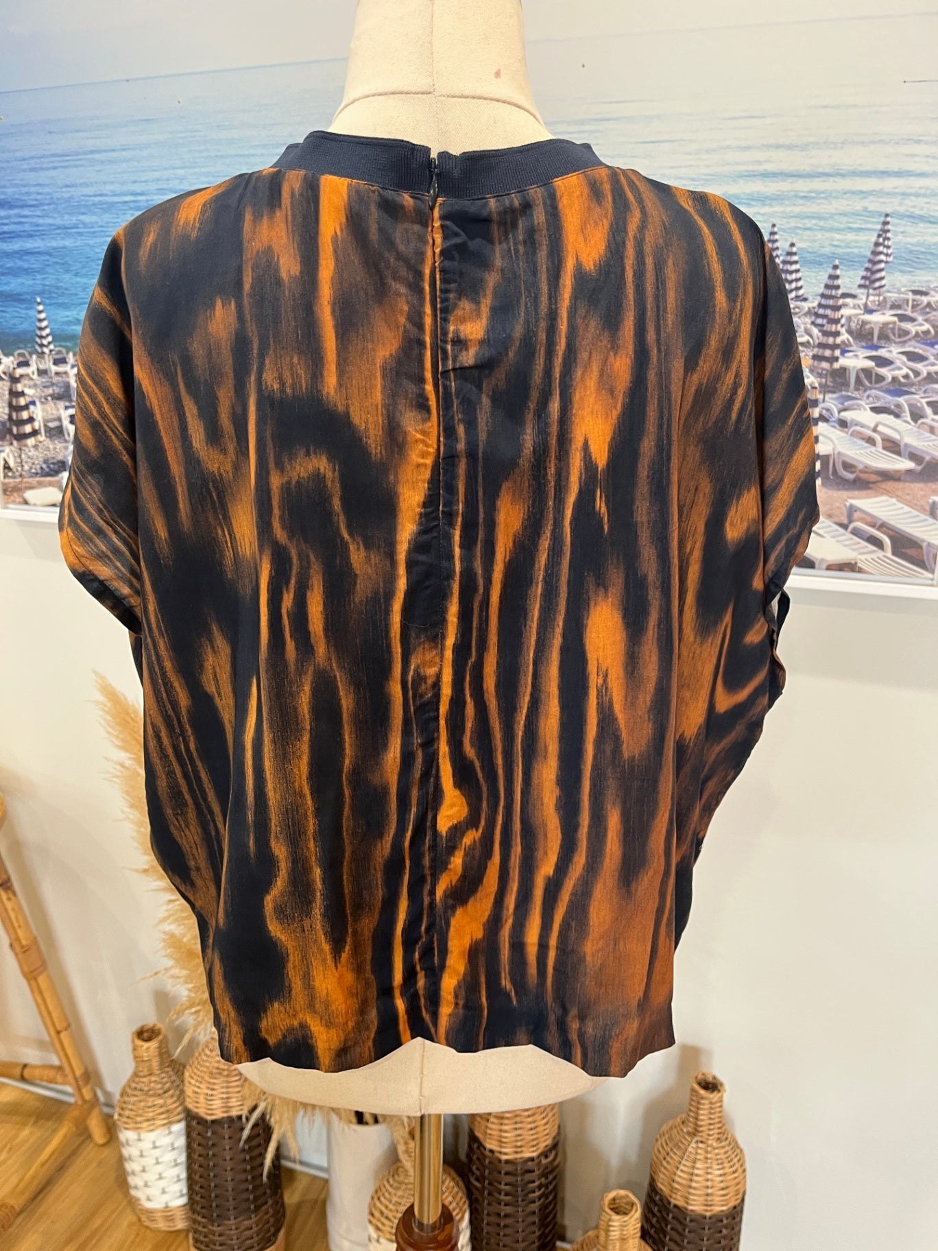 Weekday Tie Dye Design Top Medium