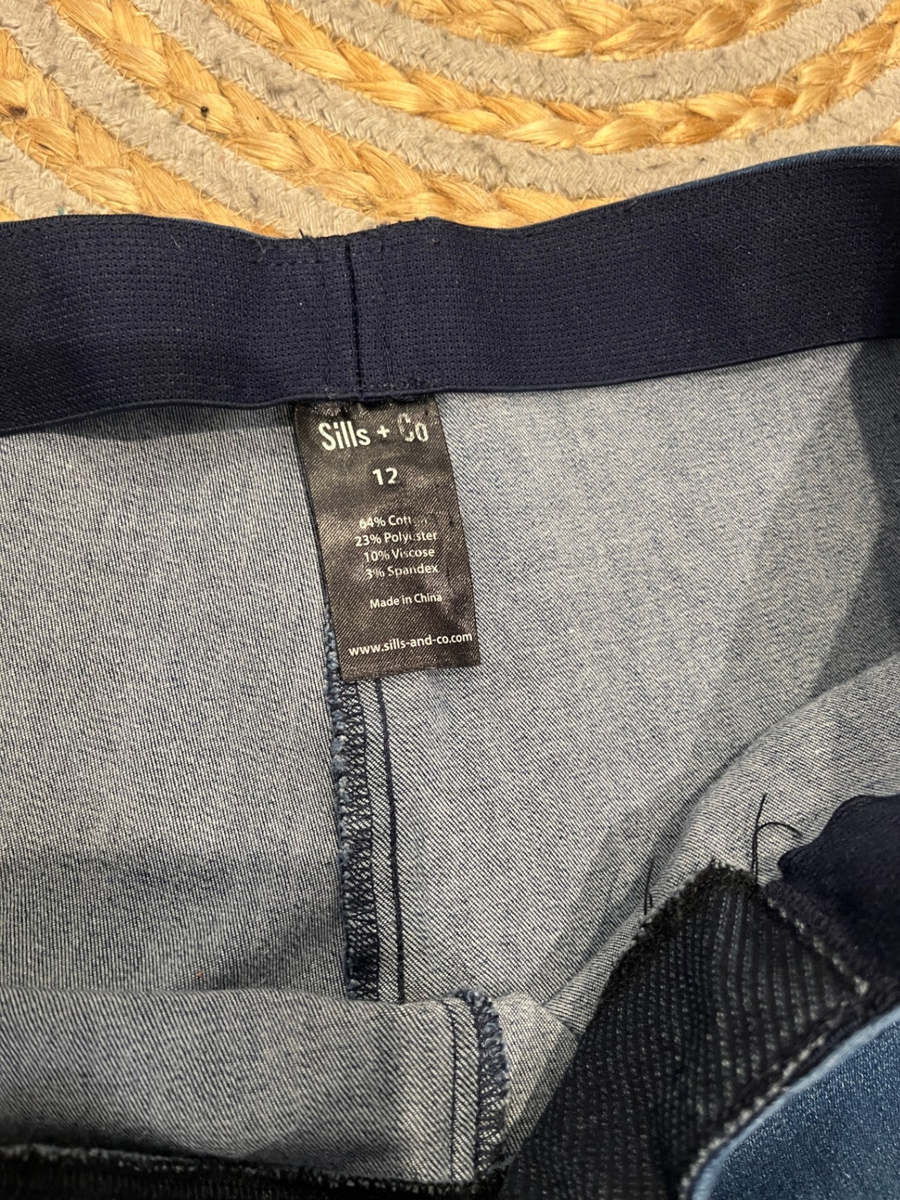 Sills + Co Jeans Elasticated Waist Size 12