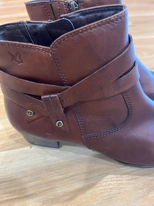 Caprice Brown Ankle Boots Size EU 38.5
