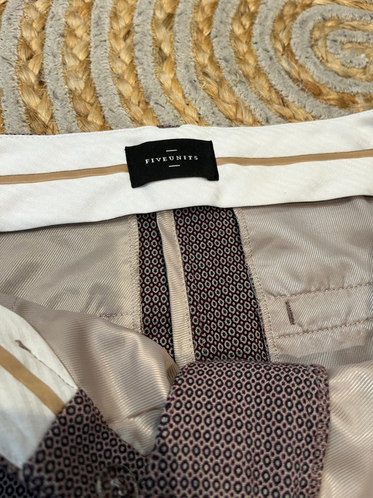 Five Units Pants Purple Tones Size 29