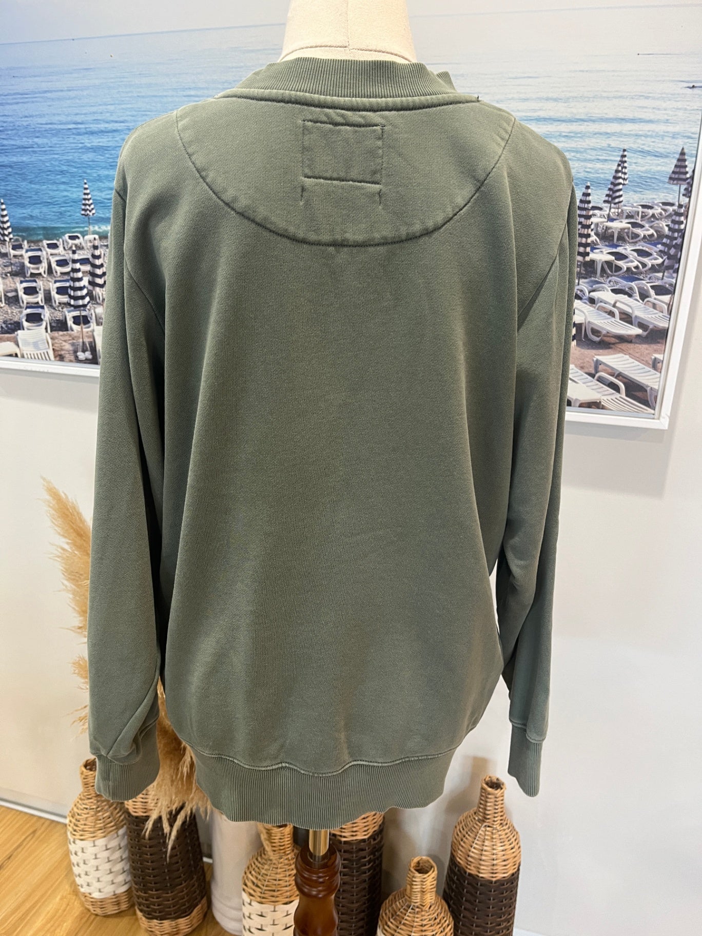Country Road Sweatshirt XXS Green Oversized