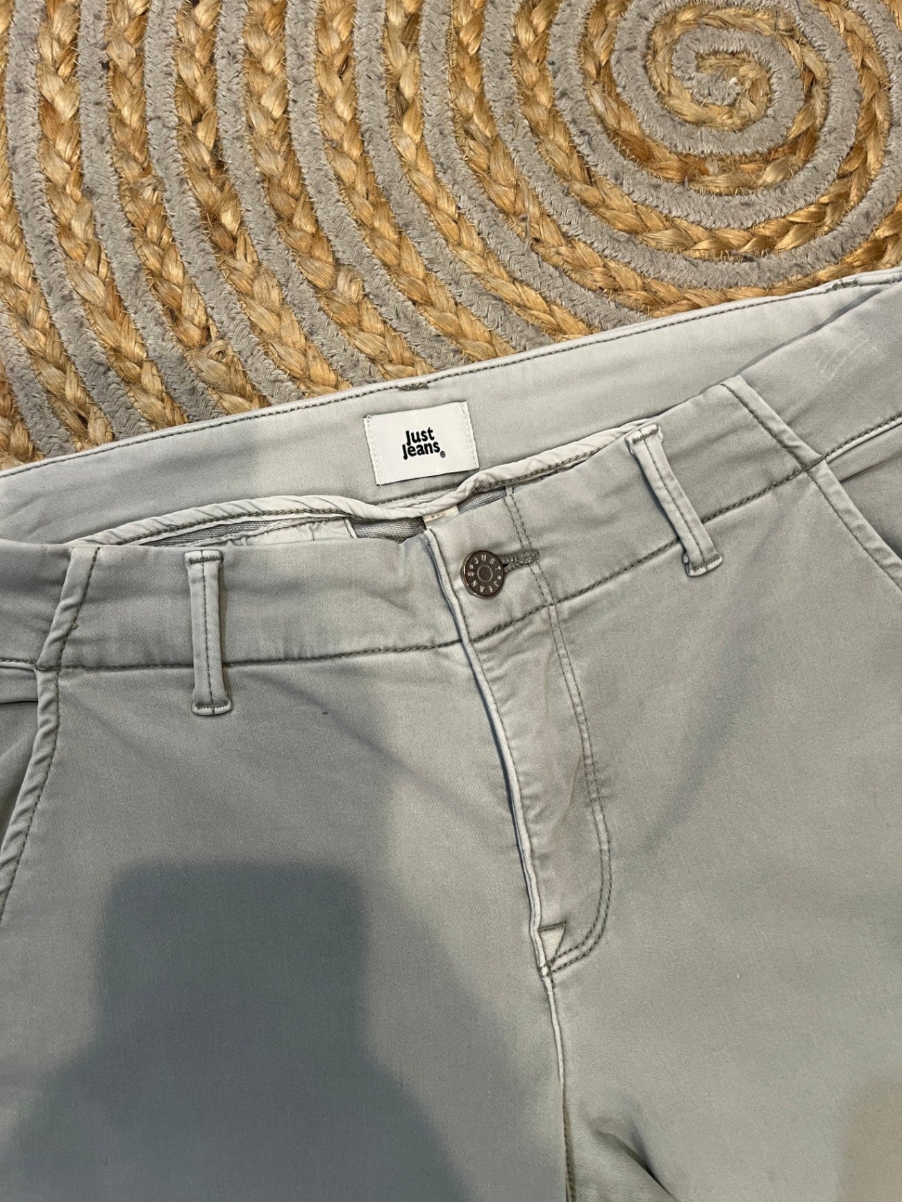 Just Jeans Light Gray Pants Size 10