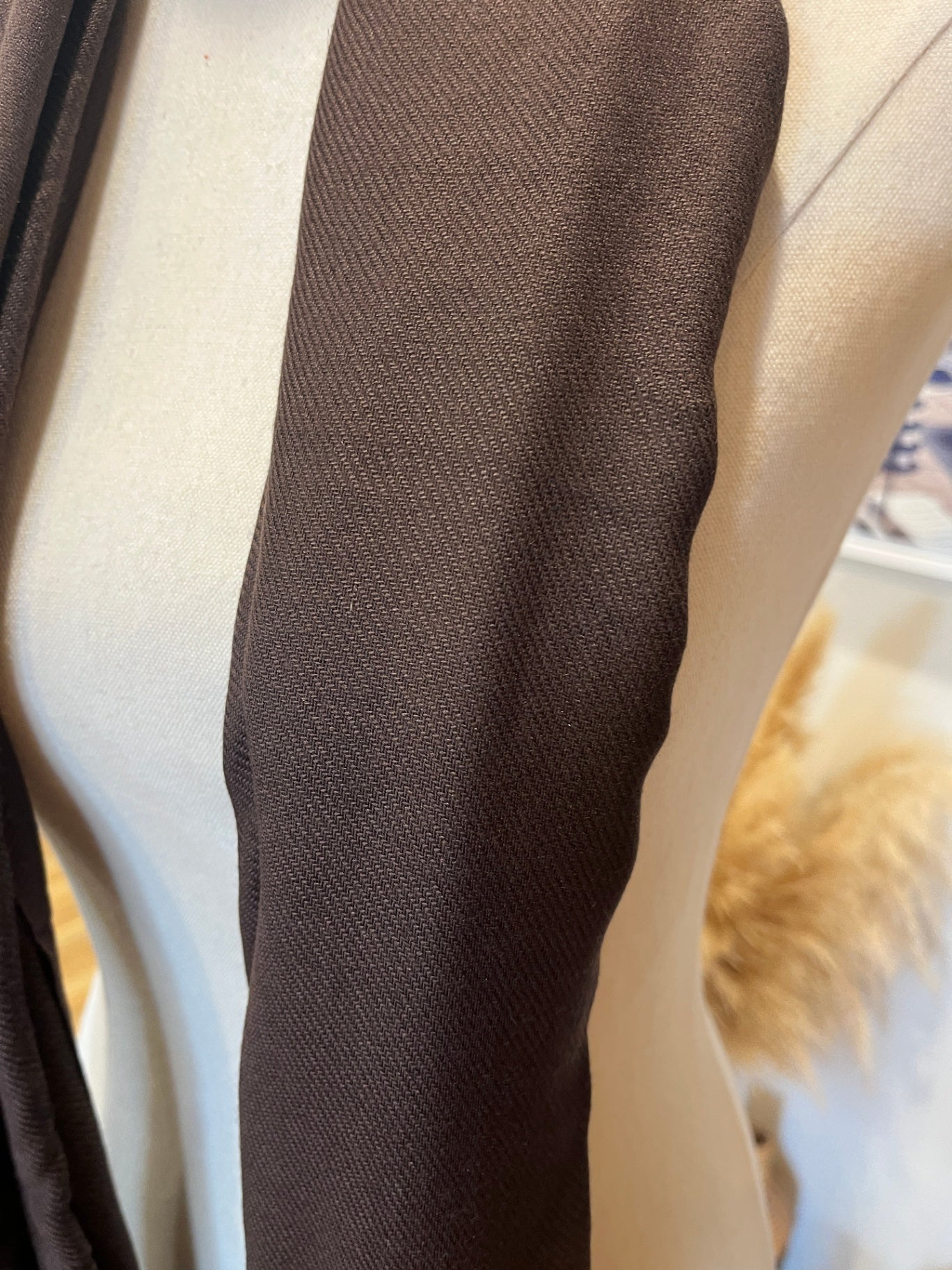 Scarf Brown with Tassels