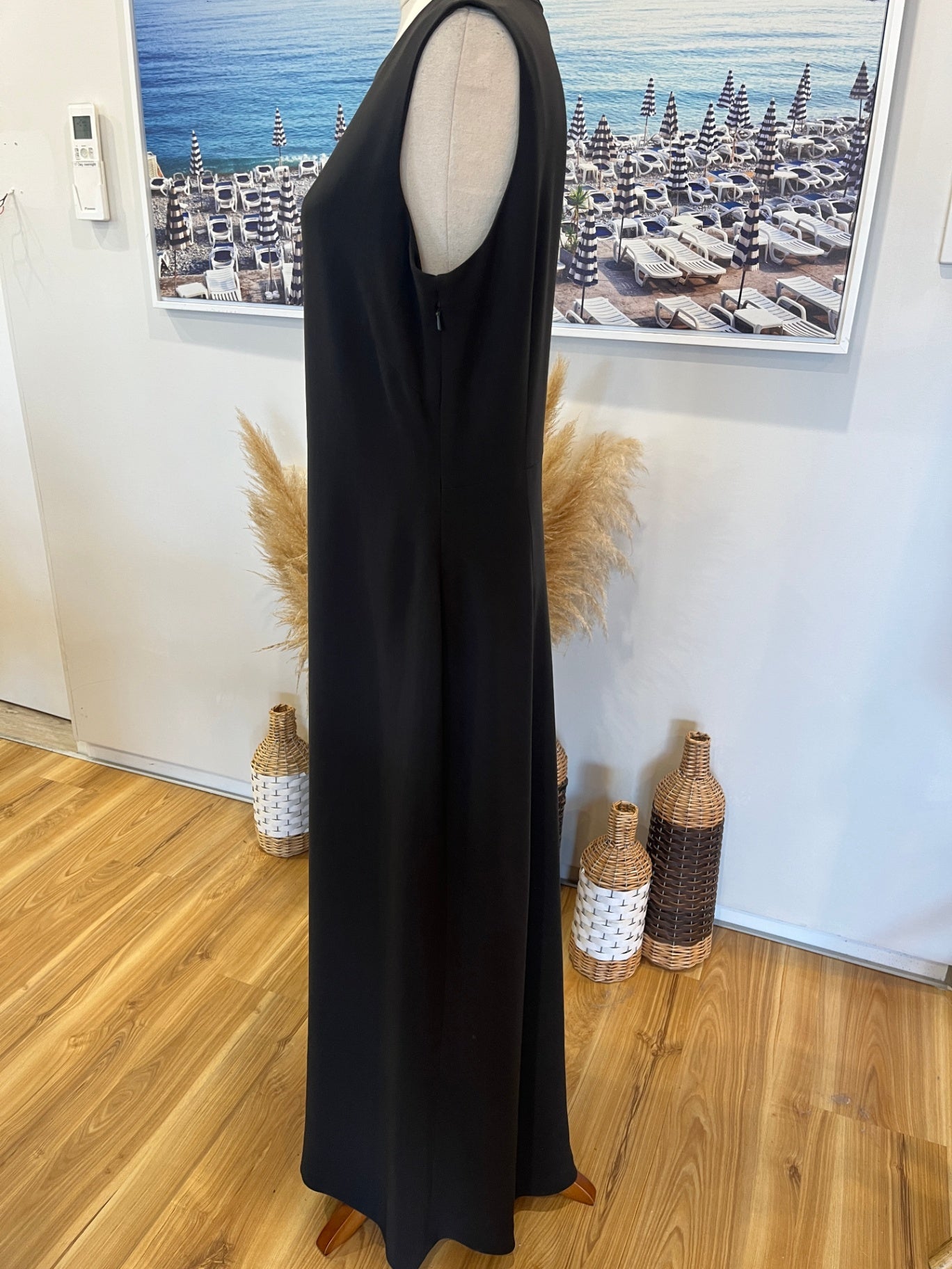 Dark Grey Dress Side Zip Size Medium