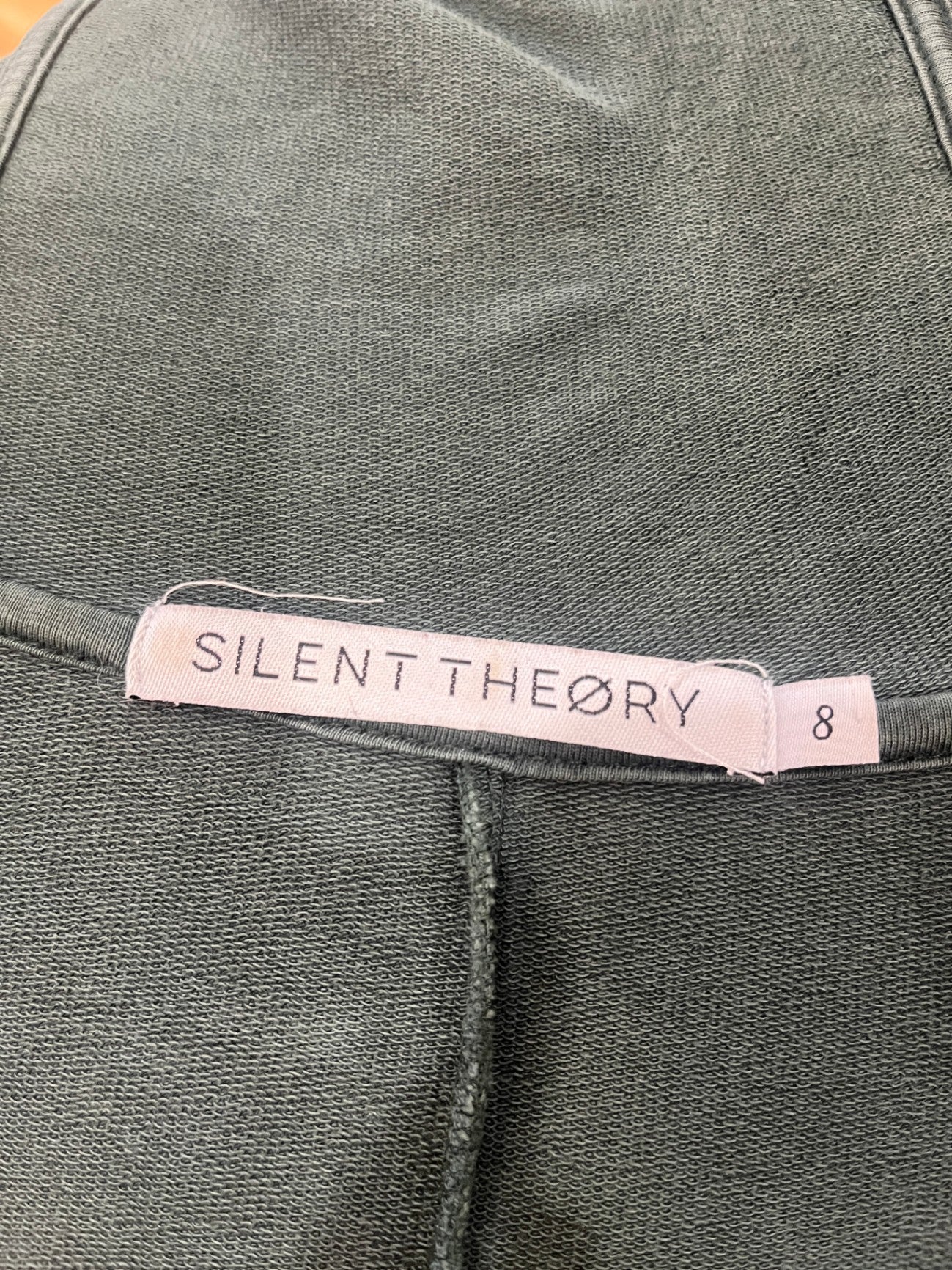 Silent Theory Forest Green Hooded Sweatshirt – Size 8 | Cozy Casual